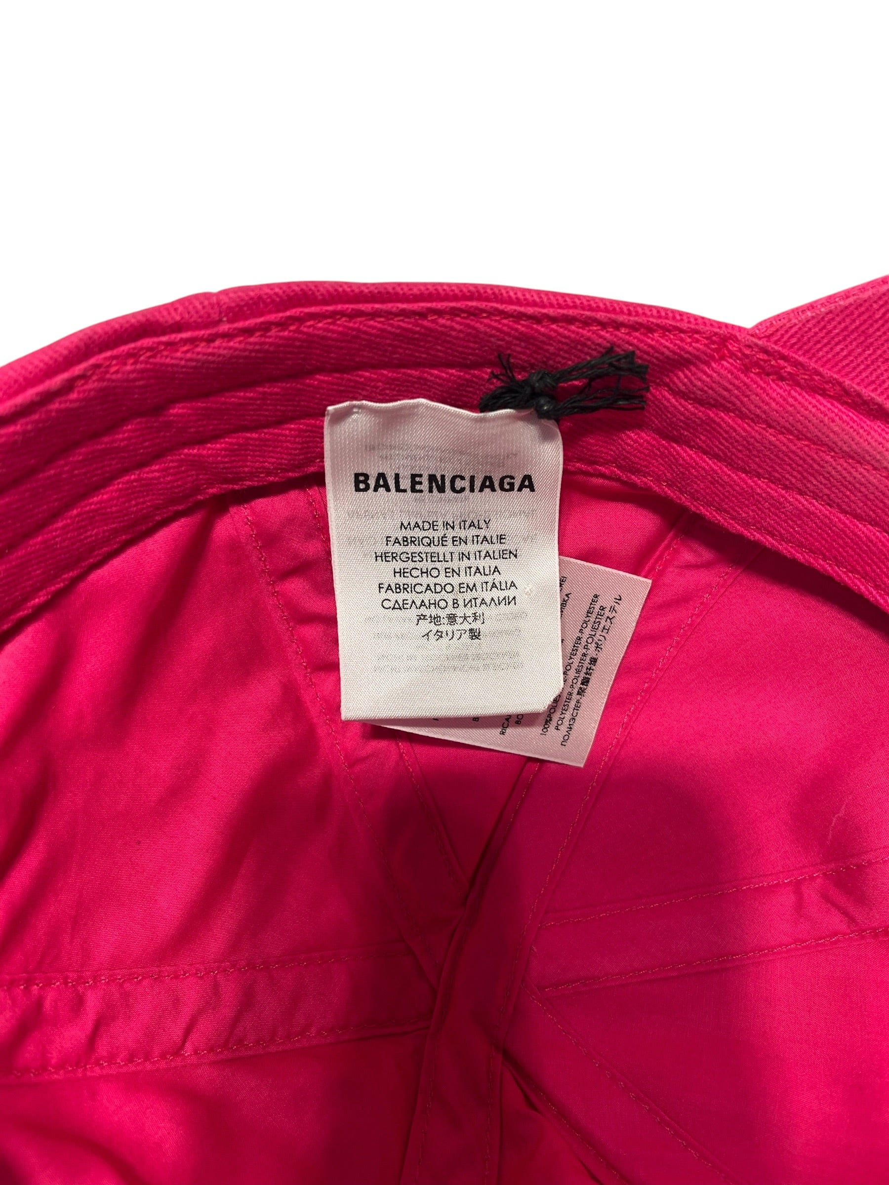 BALENCIAGA/Cap/OS/Cotton/PNK/World Food Programme view 3