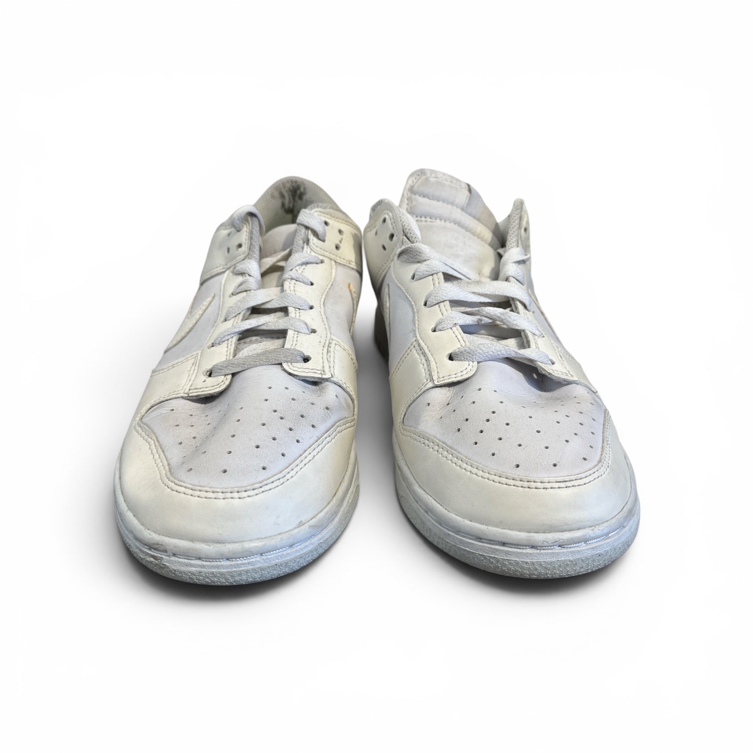 NIKE/DUNK LOW/Low-Sneakers/US 9.5/Leather/WHT/DD1873-101 view 1