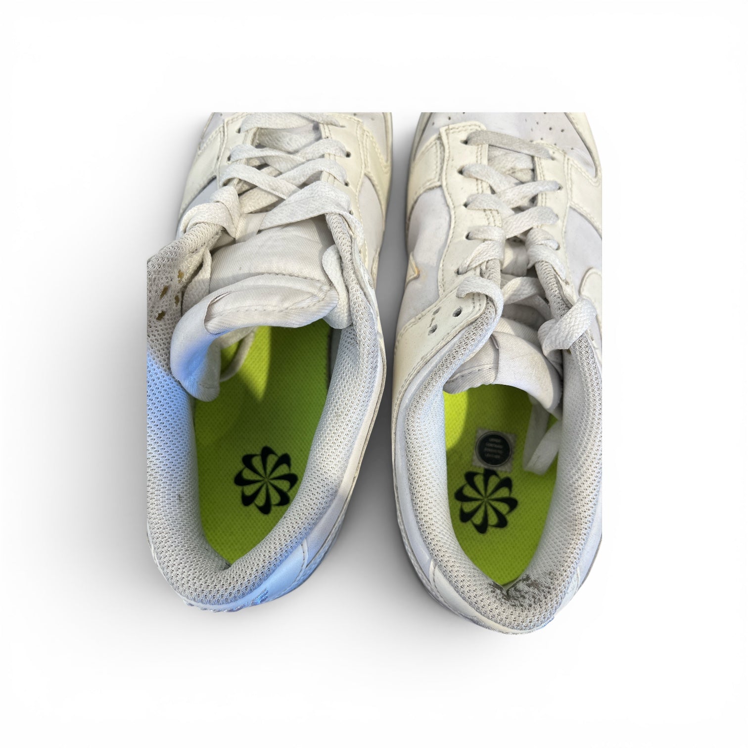 NIKE/DUNK LOW/Low-Sneakers/US 9.5/Leather/WHT/DD1873-101 view 3