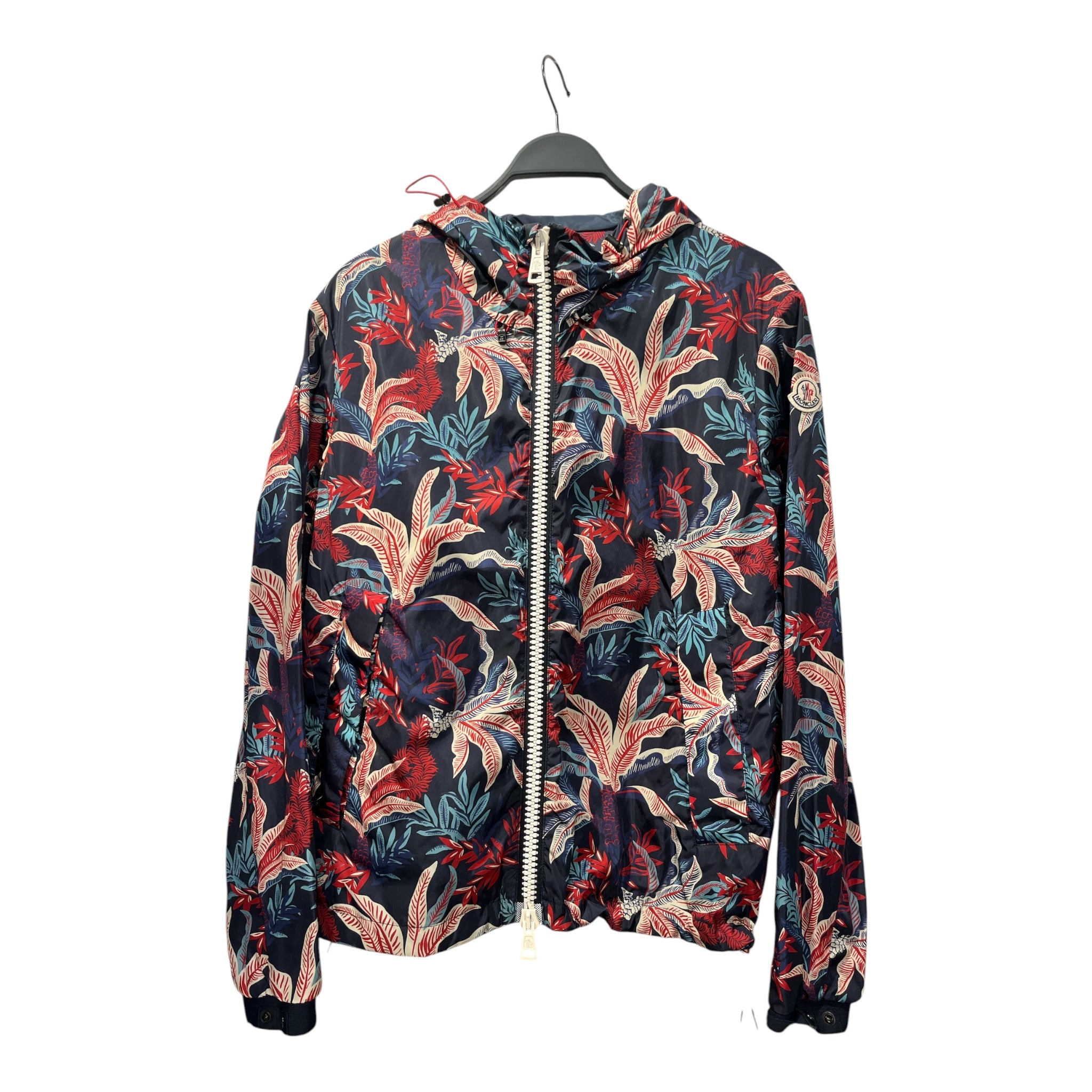 MONCLER/Windbreaker/S/Nylon/MLT/Floral Pattern/blues/red view 1