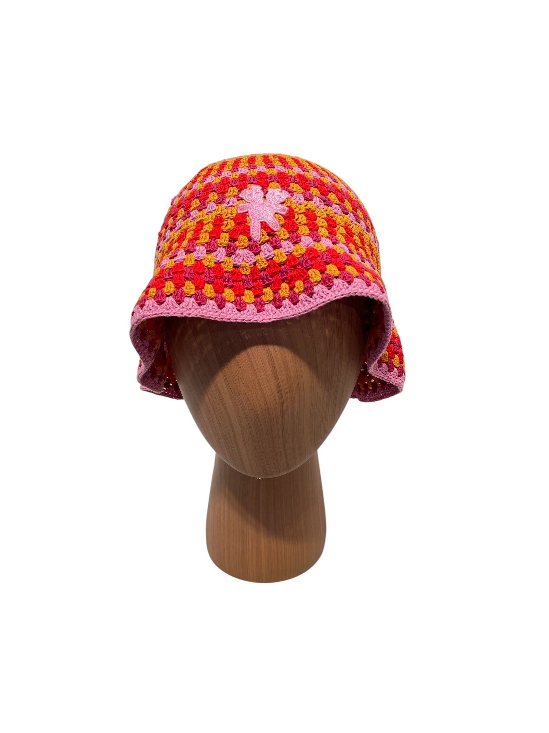 Heaven By Marc Jacobs/Beanie/OS/Stripe/Cotton/MLT/PURPLE/RED view 1