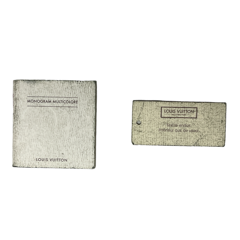 LOUIS VUITTON/Trifold Wallet/Monogram/Leather/MLT/porte tresor blk multi