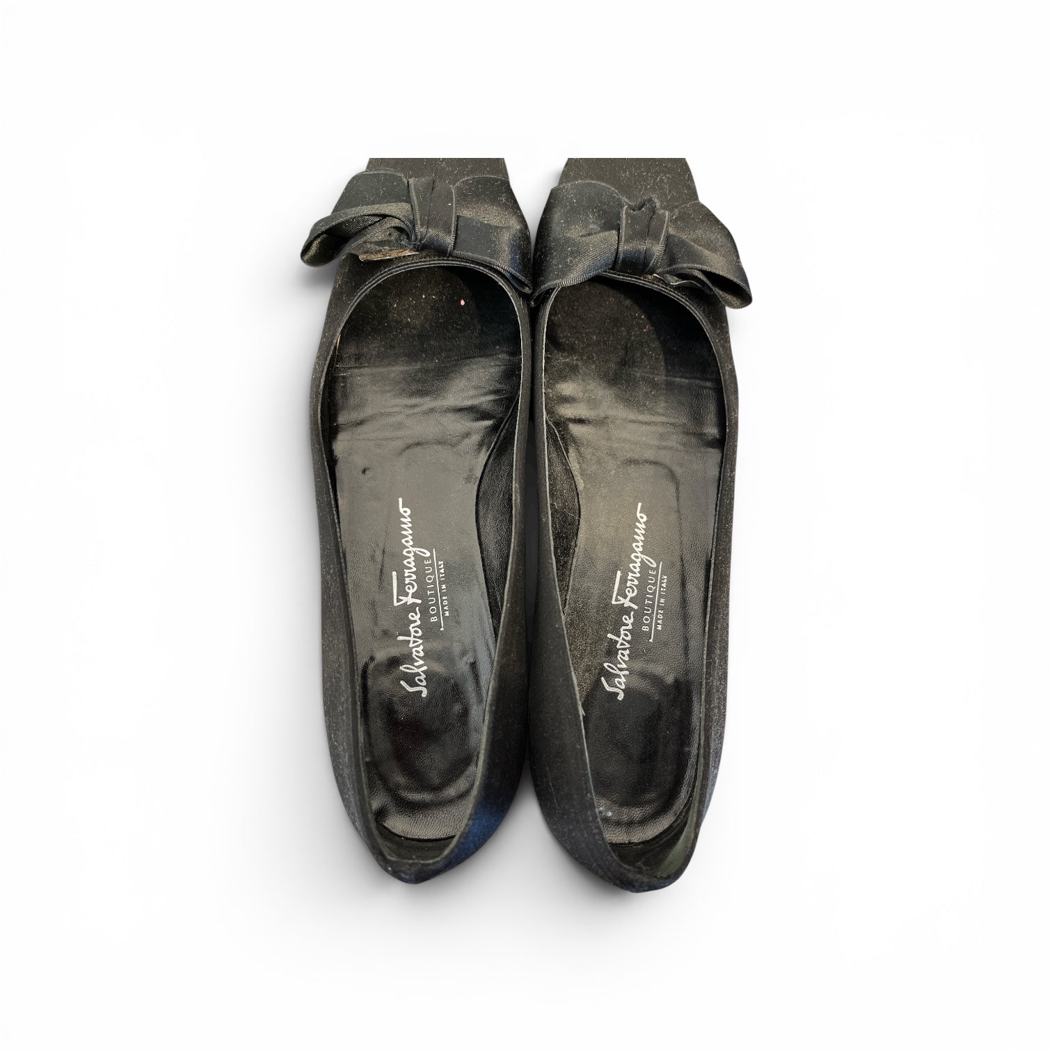 Salvatore Ferragamo/Flat Shoes/US 9.5/Silk/BLK/DR53450 view 3