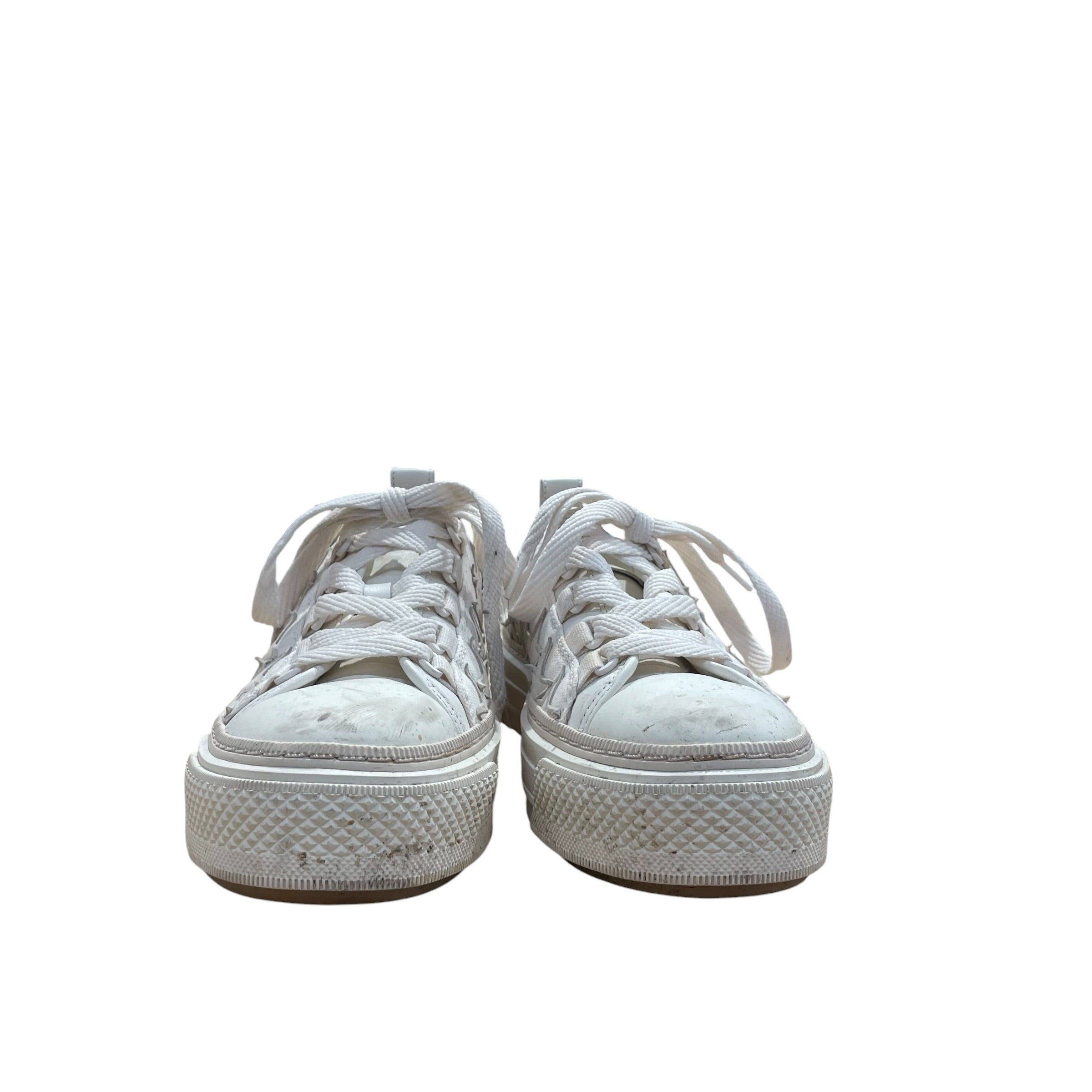 AMIRI/Low-Sneakers/EU 38/Cotton/WHT/LEATHER STARS view 3