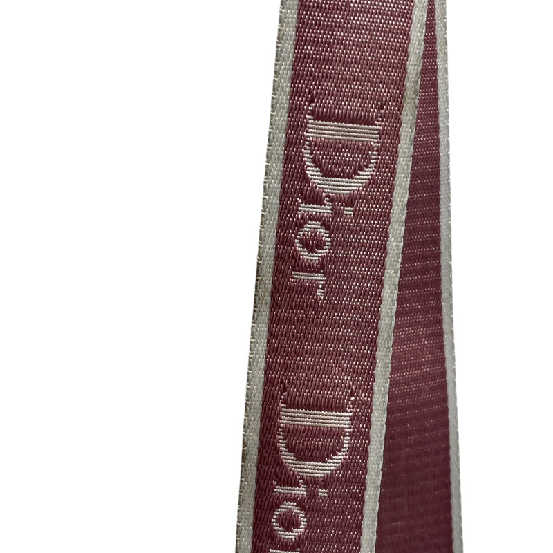 Christian Dior/Cross Body Bag/Monogram/Cotton/PNK/