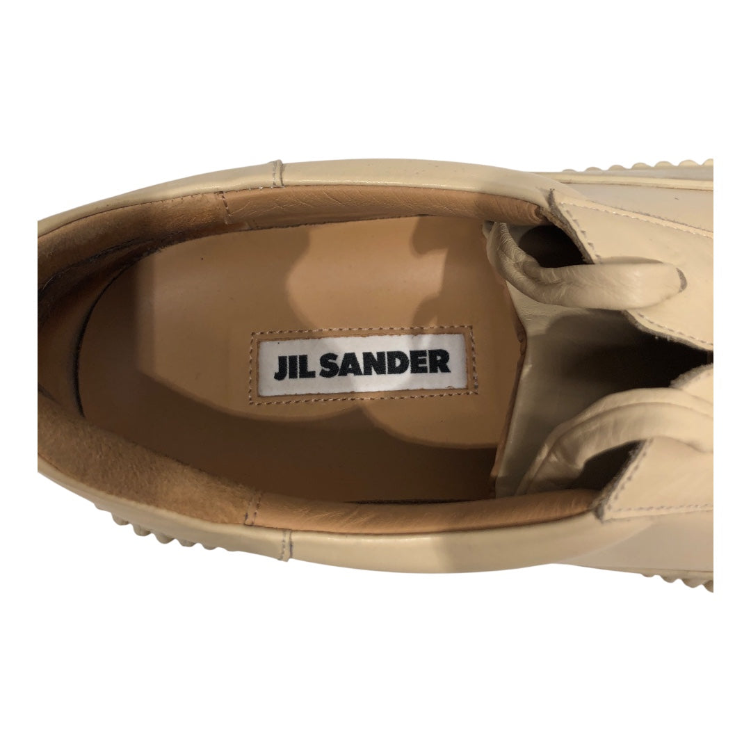 JIL SANDER/Low-Sneakers/US 9.5/Leather/CRM/ view 3