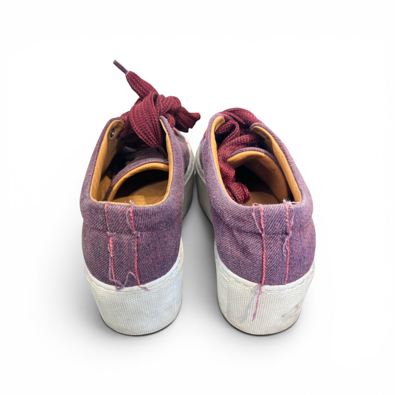Acne Studios/Low-Sneakers/EU 36/Cotton/BRD/PLATFORM FAT LACES view 2