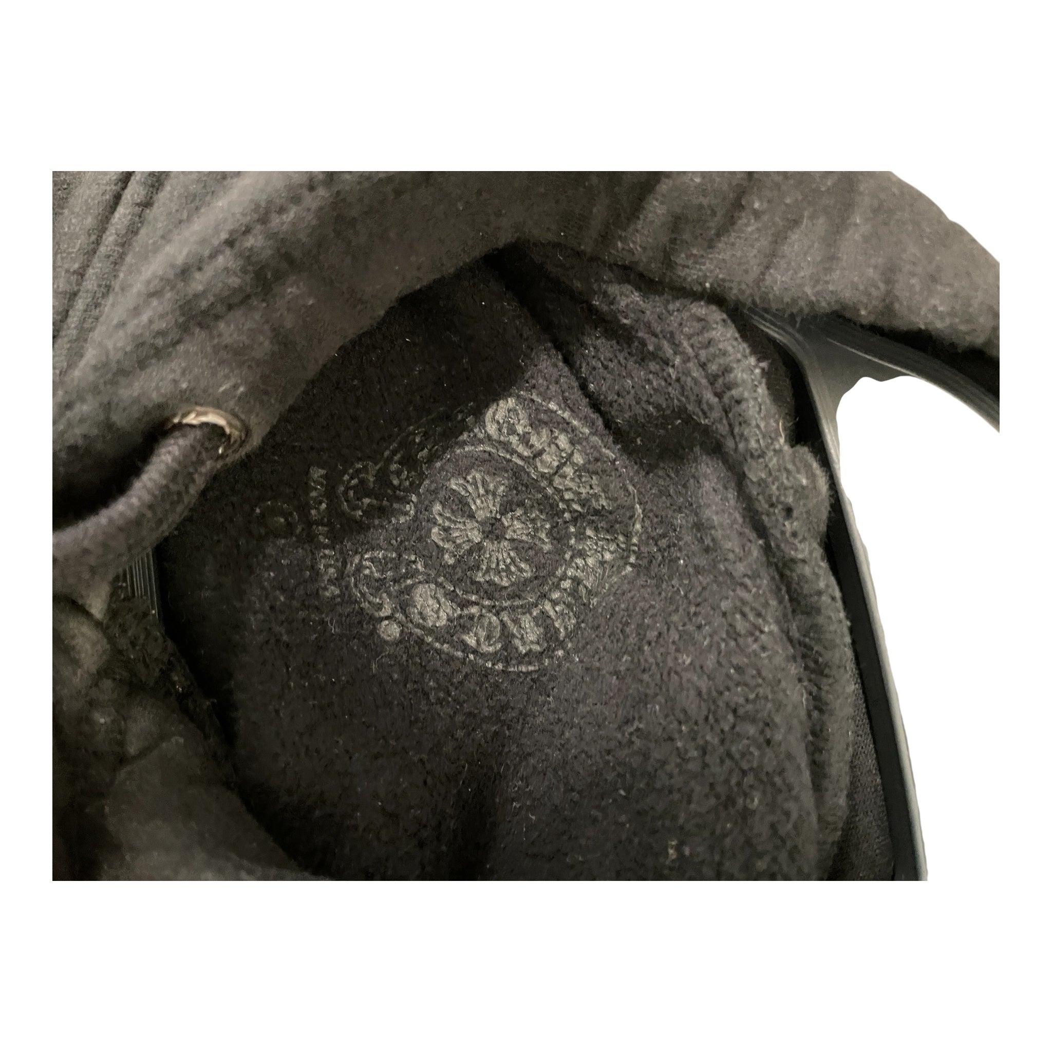 CHROME HEARTS/Hoodie/S/Cotton/BLK/NEON GRADIENT SLEEVES view 6