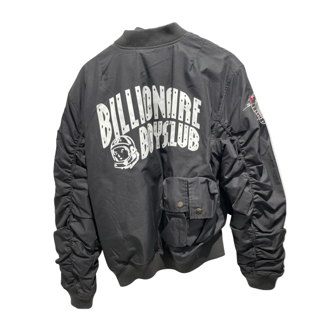 BILLIONAIRE BOYS CLUB/Jacket/L/Nylon/BLK/Astro Patch Bomber view 2