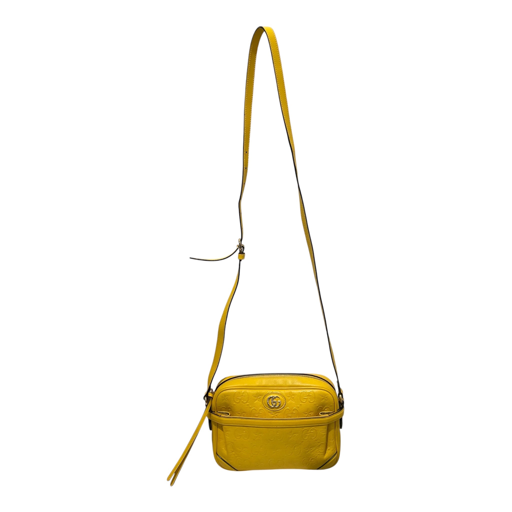 GUCCI/Cross Body Bag/Monogram/Leather/GLD/STAR MONOGRAM CROSS BODY view 1