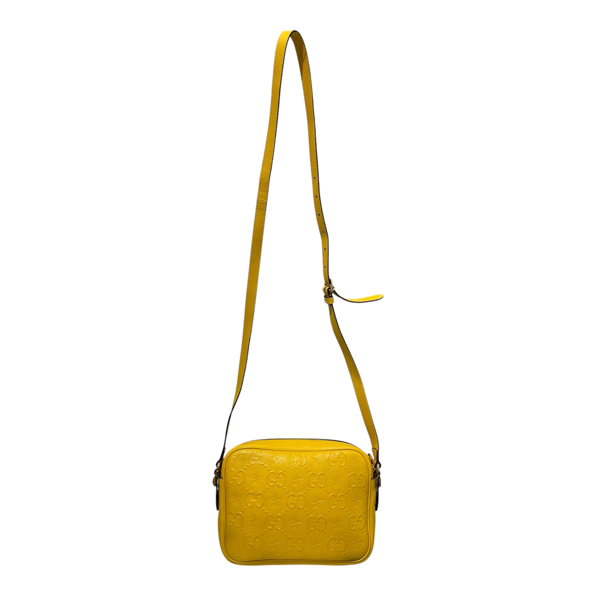 GUCCI/Cross Body Bag/Monogram/Leather/GLD/STAR MONOGRAM CROSS BODY view 2