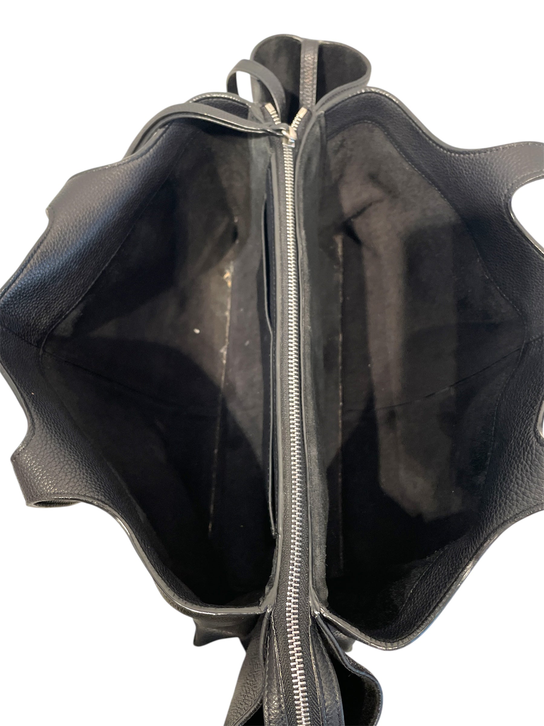 CELINE/Tote Bag/M/Lambskin/BLK/Tri Fold Medium view 3