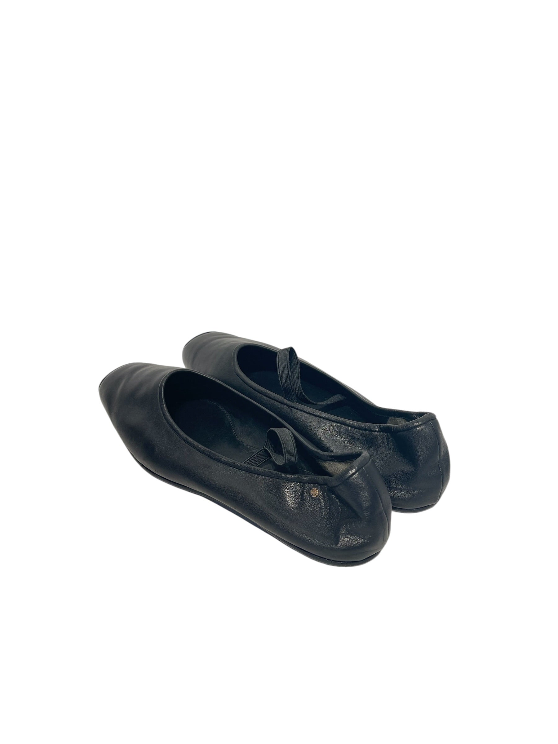 TORY BURCH/Flat Shoes/US 9/Leather/BLK/ view 2