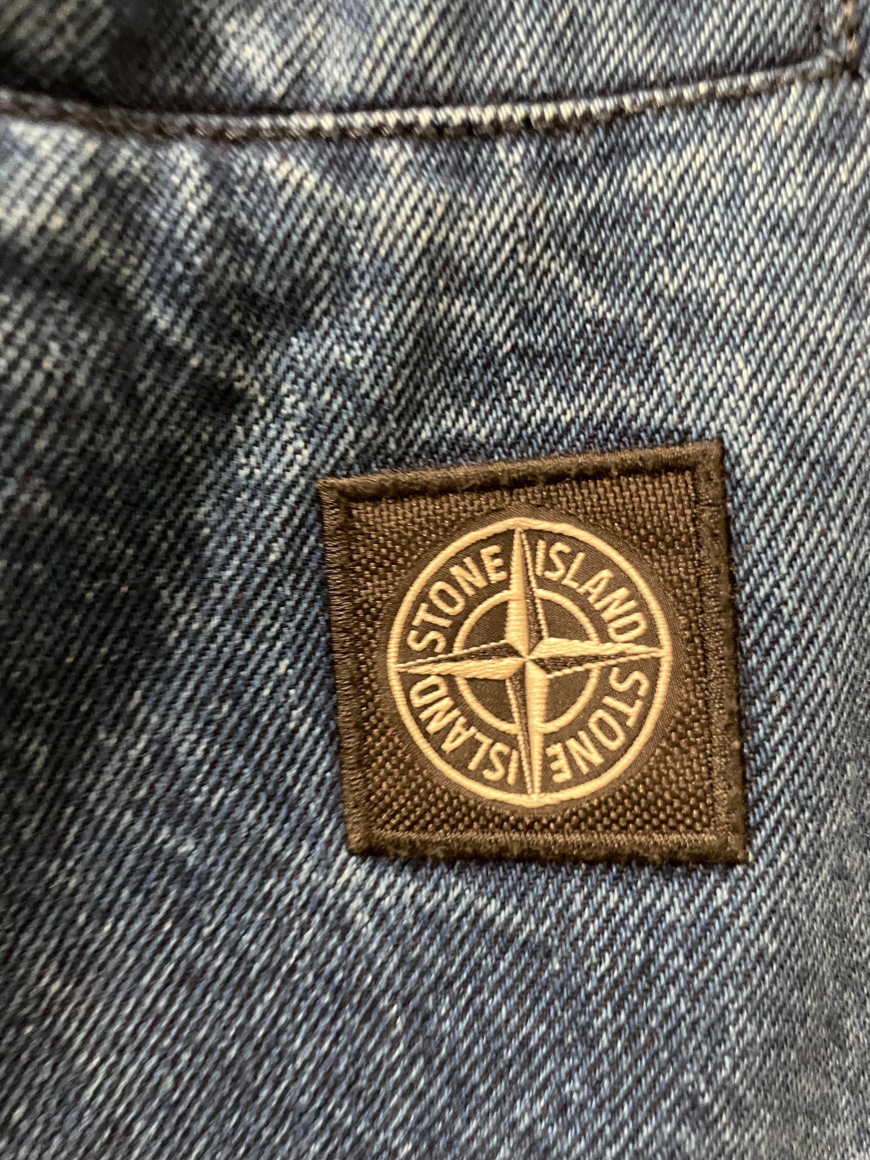STONE ISLAND/Pants/32/Denim/BLU/ BLK ZIPPER ON BOTTOM view 3