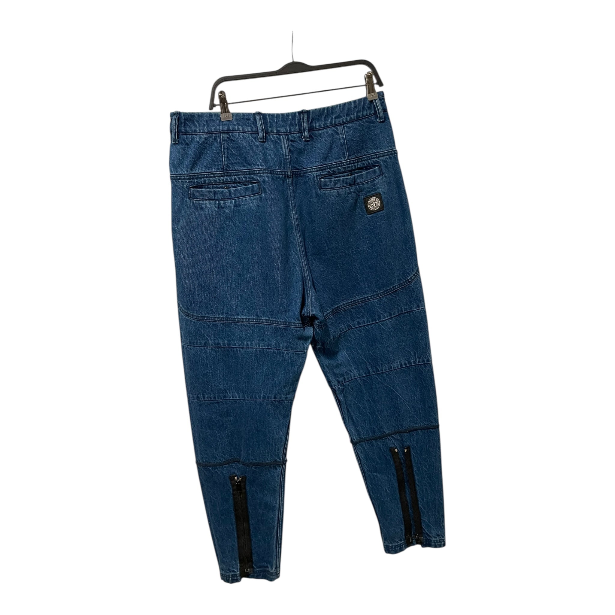 STONE ISLAND/Pants/32/Denim/BLU/ BLK ZIPPER ON BOTTOM view 2