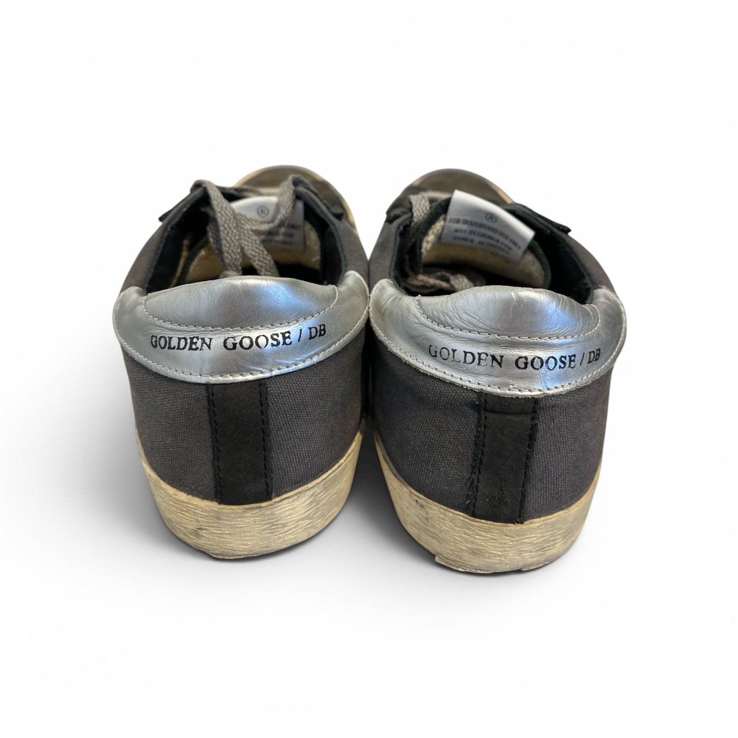 GOLDEN GOOSE/Low-Sneakers/EU 41/Suede/GRY/GG SUPERSTARS GREY W SILVER view 2