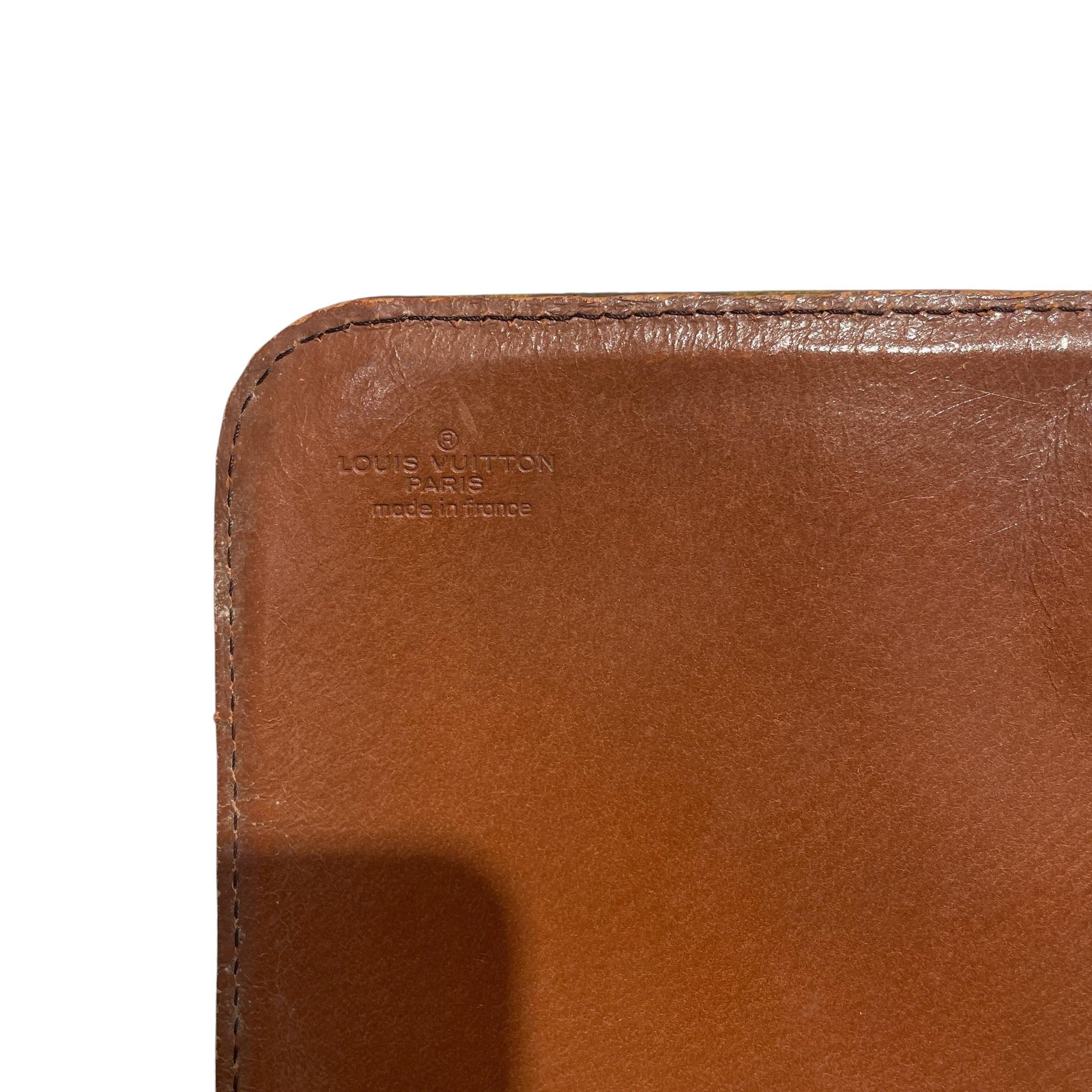 LOUIS VUITTON/Cross Body Bag/Monogram/Leather/BRW/CARTOUCHIERE BAG view 8