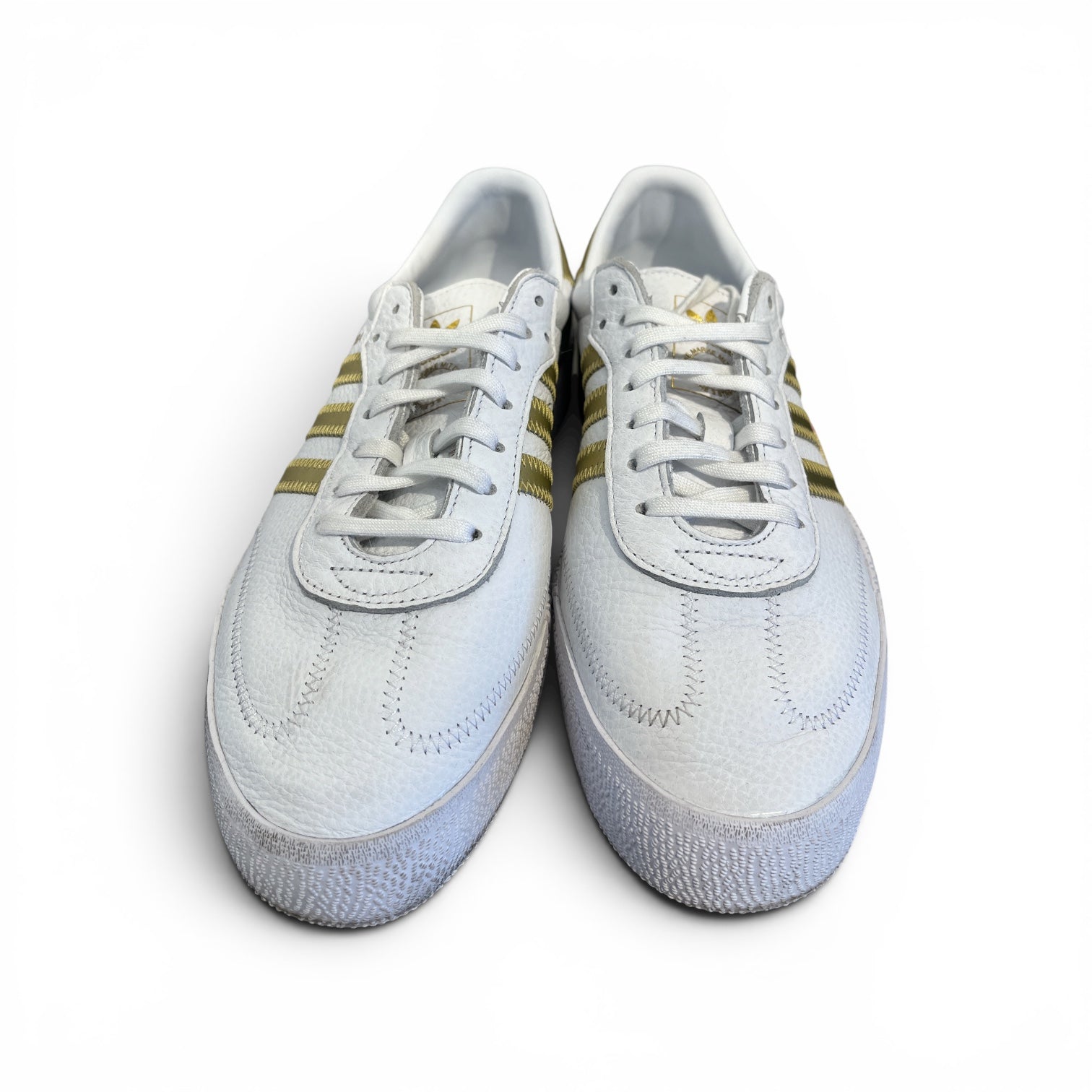 adidas/Low-Sneakers/US 11/Leather/WHT/SAMBAROSE view 1