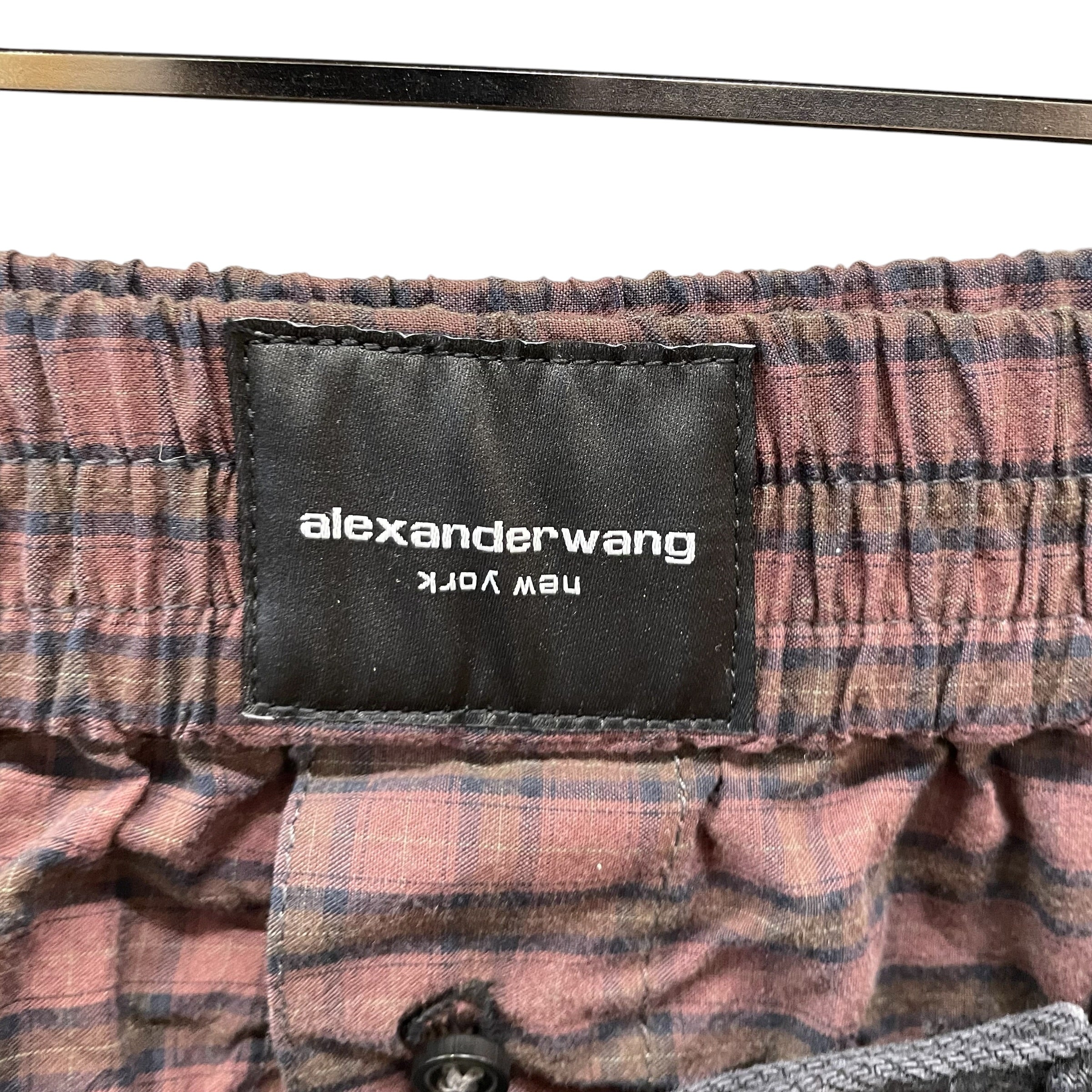 Alexander Wang/Shorts/27/Denim/BLK/DENIM SHORTS WITH BOXERS view 4