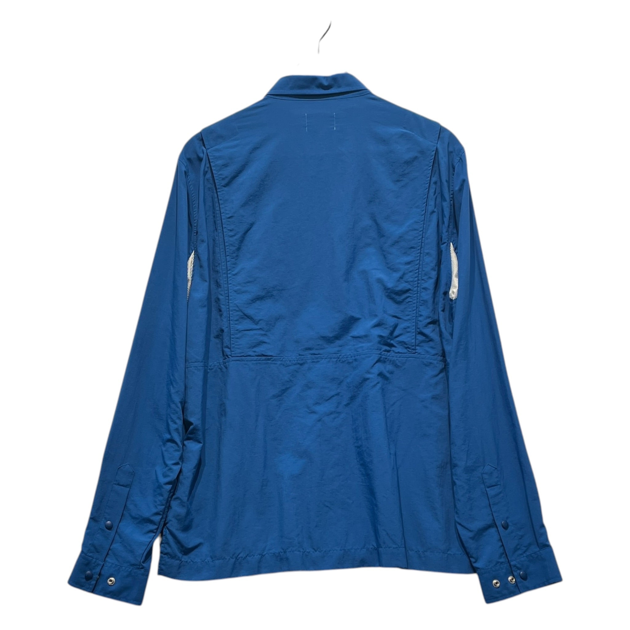 AIME LEON DORE/LS Shirt/M/L/Nylon/BLU/BLUE BUTTON UP WHTE MESH VENT view 2
