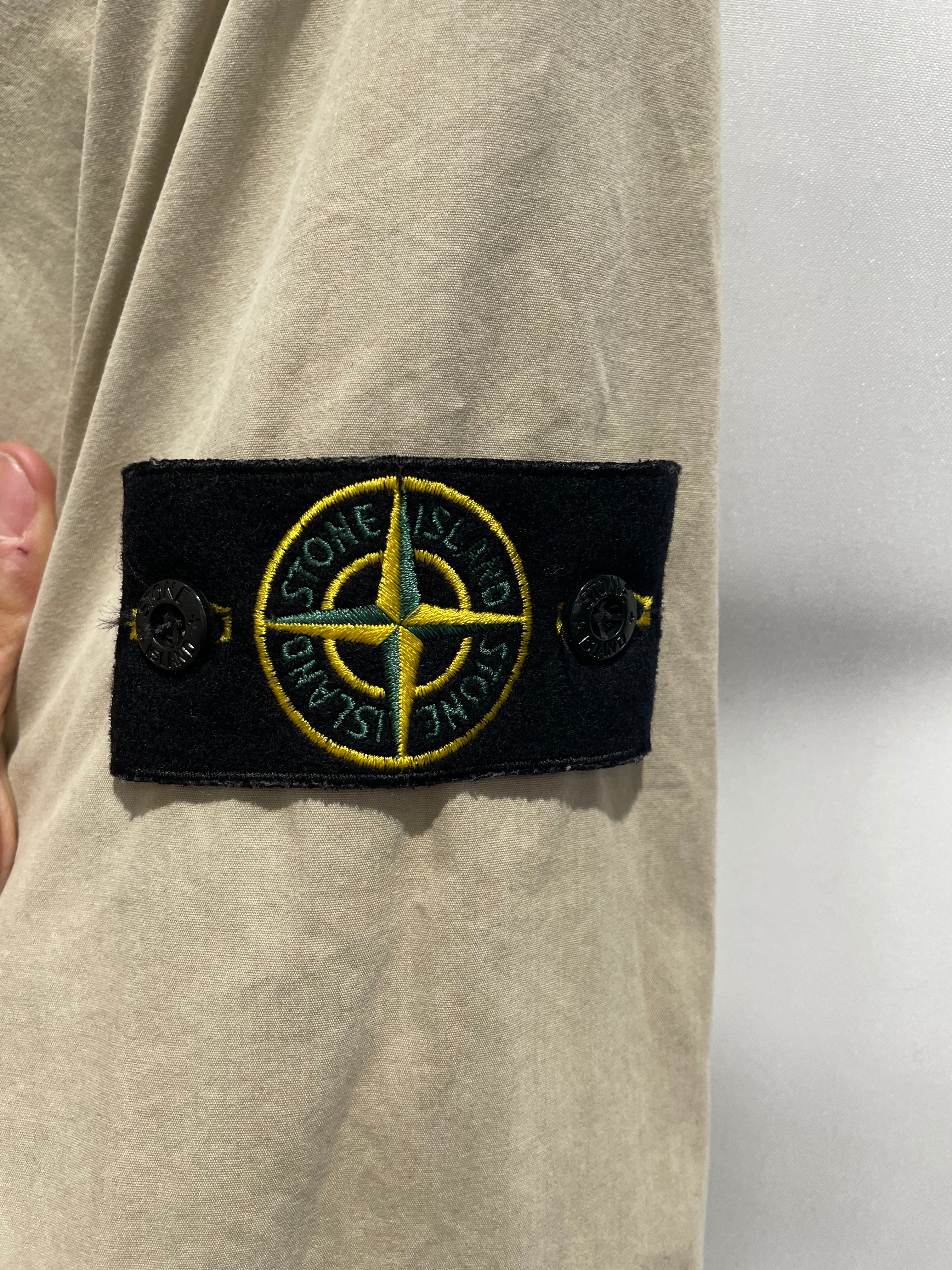 STONE ISLAND/Jacket/XXL/Cotton/CRM/Smerigliata Overshirt view 3
