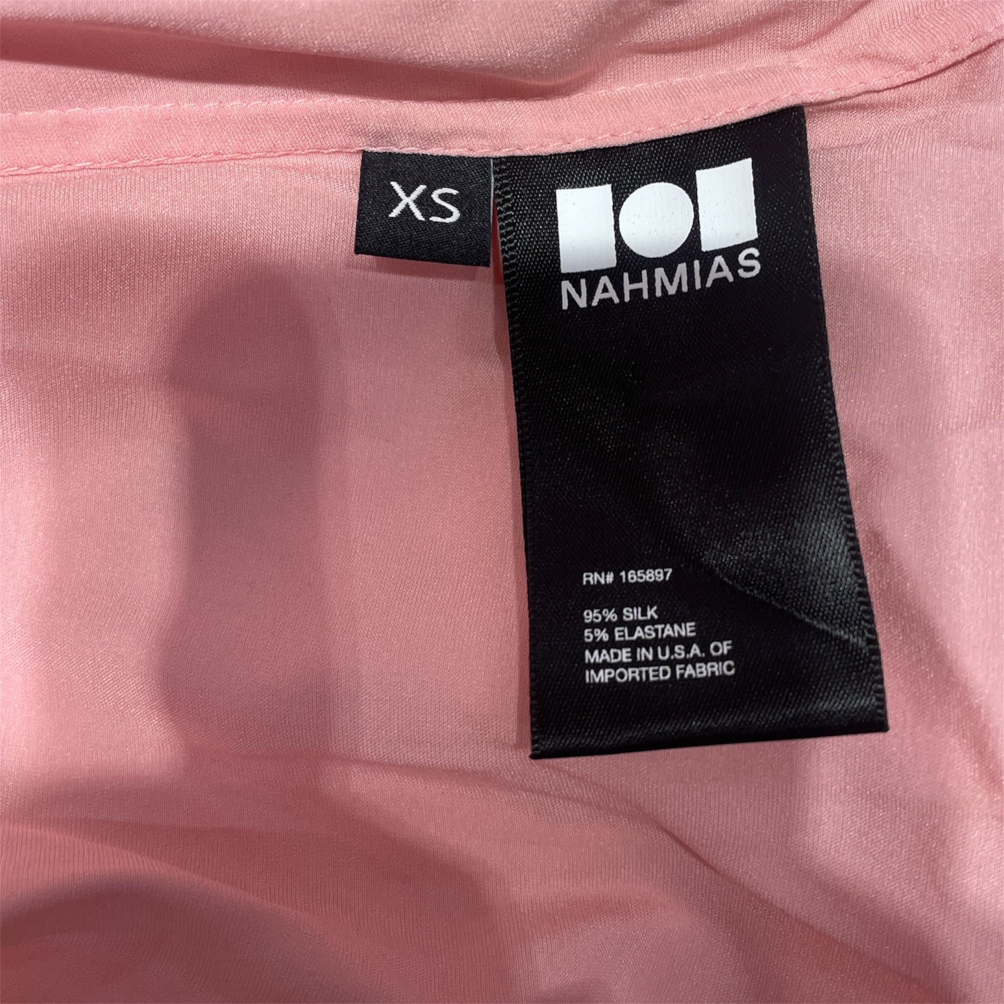 NAHMIAS/SS Shirt/XS/Silk/PNK/Miami Beach view 4