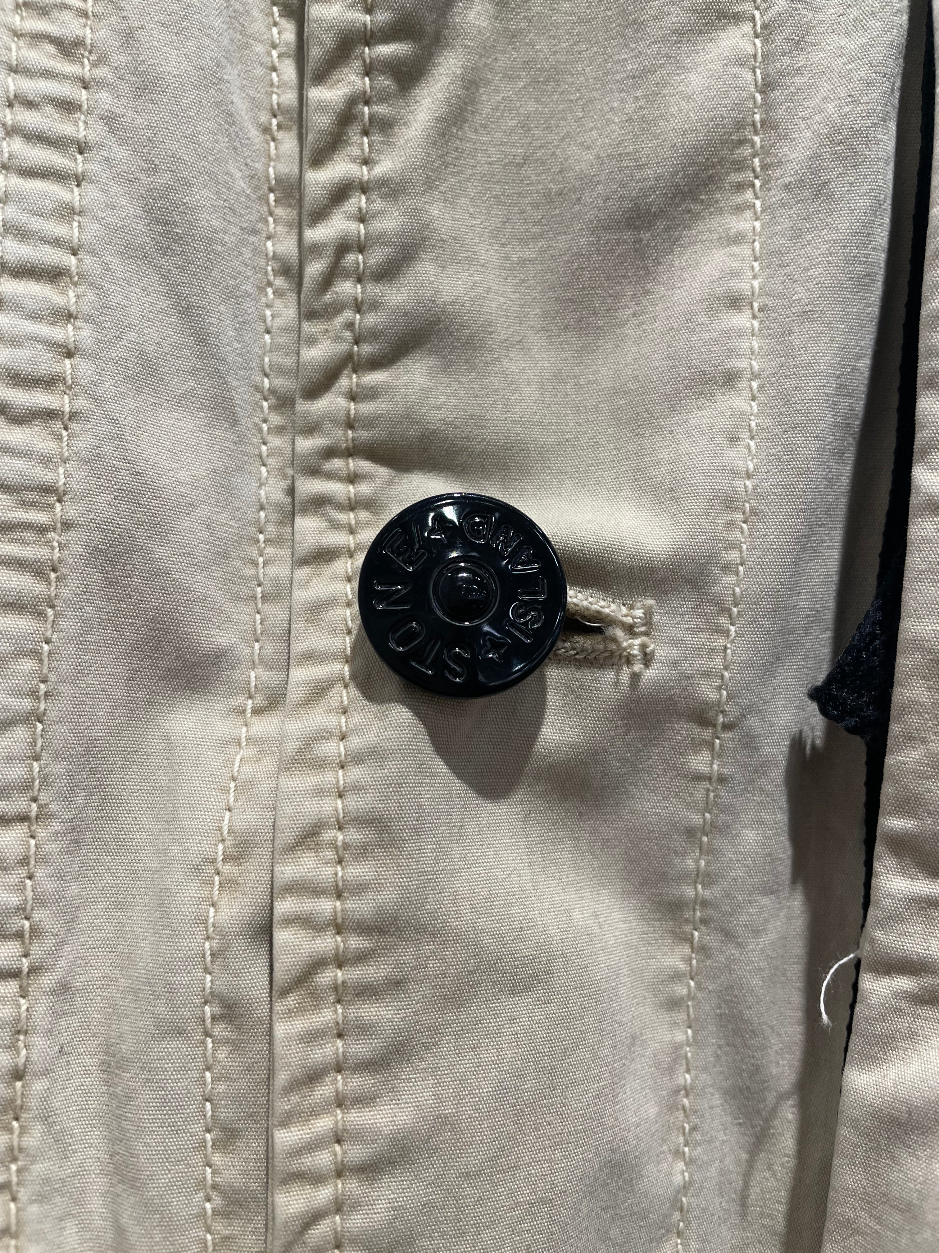STONE ISLAND/Jacket/XXL/Cotton/CRM/Smerigliata Overshirt view 4