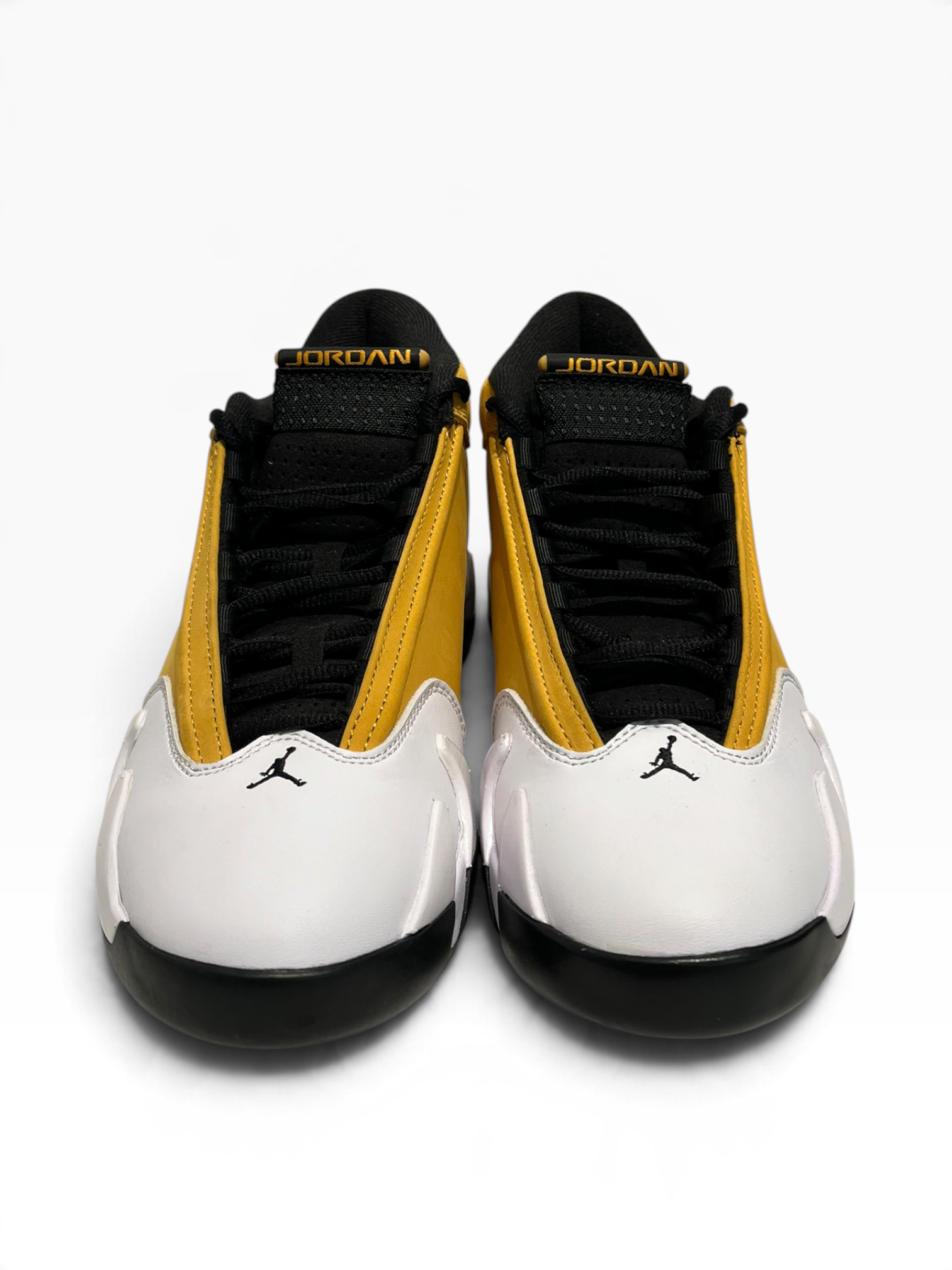 NIKE/AIR JORDAN 14 RETRO/Hi-Sneakers/US 8.5/Cotton/YEL/487471-101 view 3