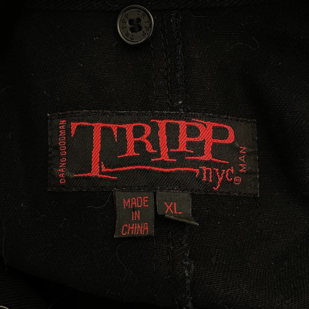 TRIPP NYC/Tunic Dress/XL/Cotton/BLK/studded straps view 3