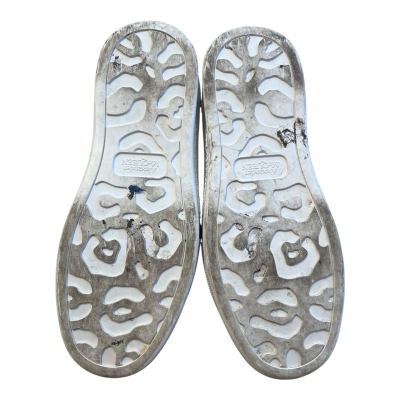 Alexander McQueen/Low-Sneakers/EU 39/WHT/Rhinestone Trainers