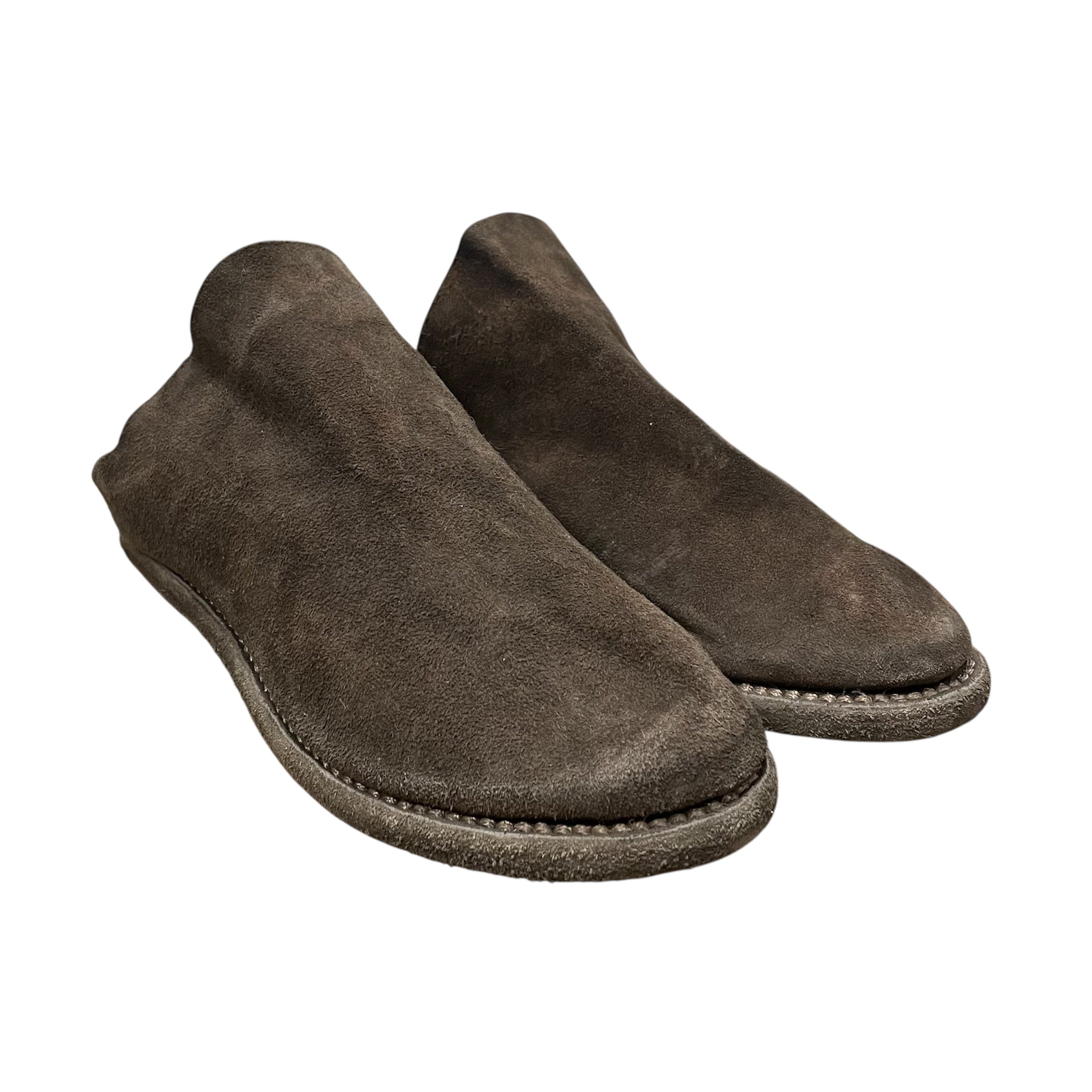 GUIDI/Loafers/EU 36/Suede/BRW/ONE-PIECE SUEDE SLIP-ON view 1
