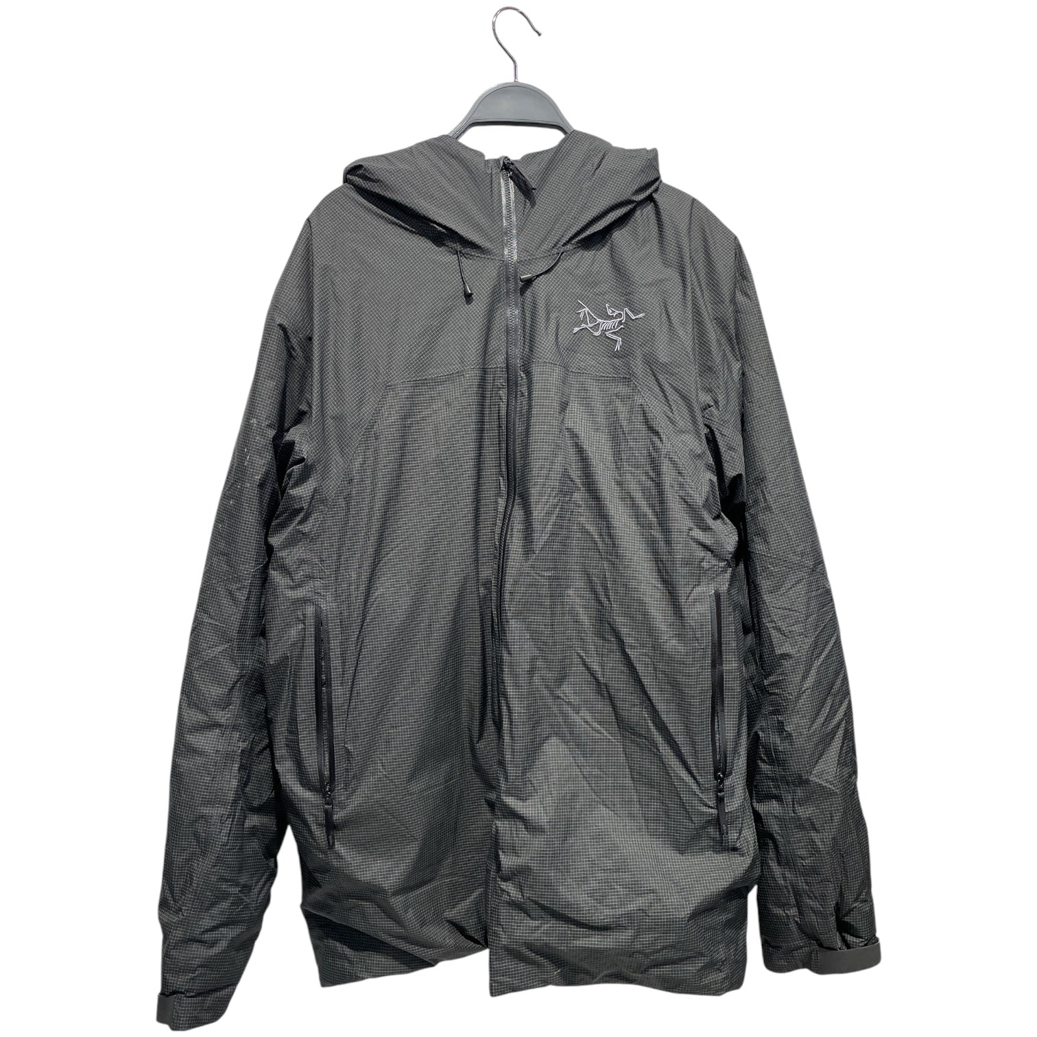 ARC'TERYX VEILANCE/Puffer Jkt/L/Cotton/BLK/PADDED GRID PATTERN ZIP UP PUF view 1
