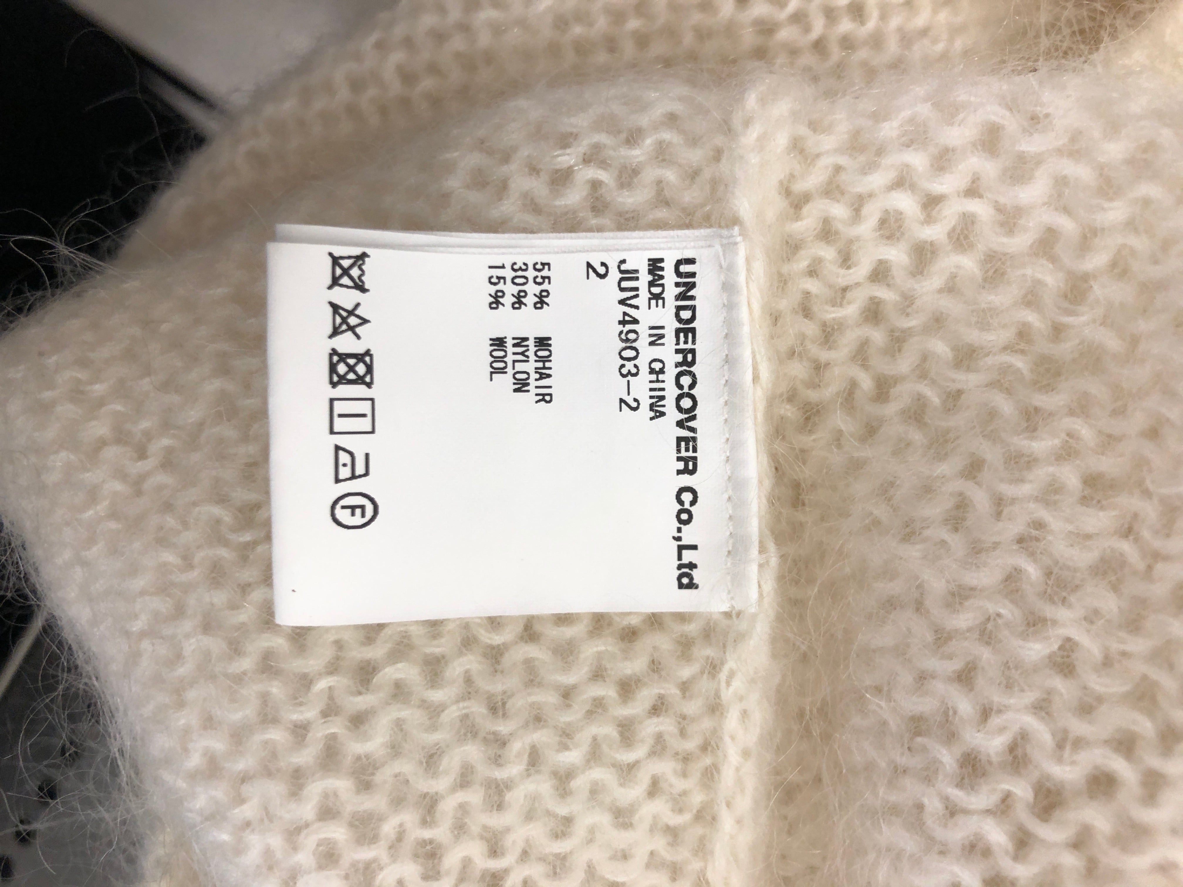 John UNDERCOVER/Sweater/2/Mohair/WHT/ view 3
