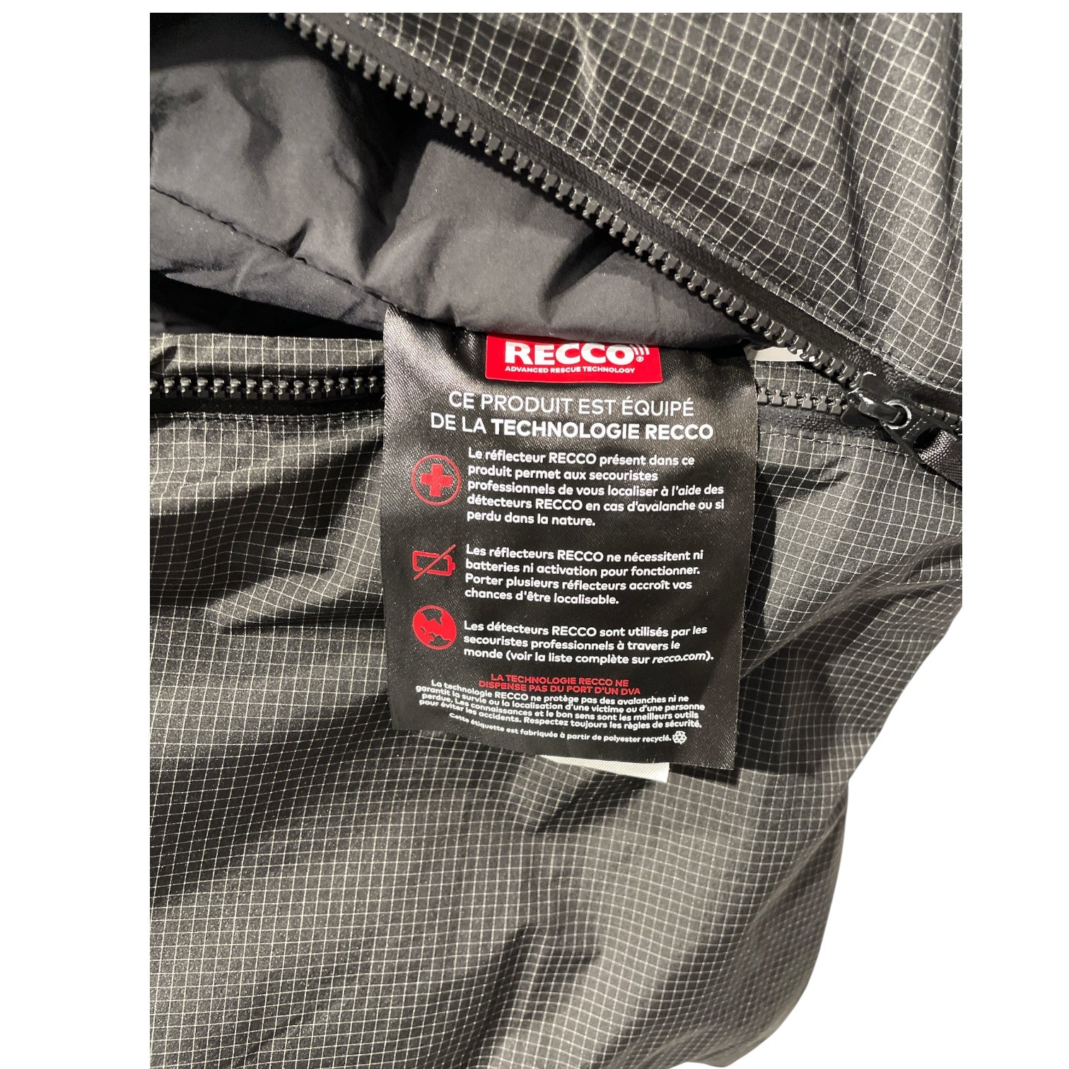 ARC'TERYX VEILANCE/Puffer Jkt/L/Cotton/BLK/PADDED GRID PATTERN ZIP UP PUF view 4