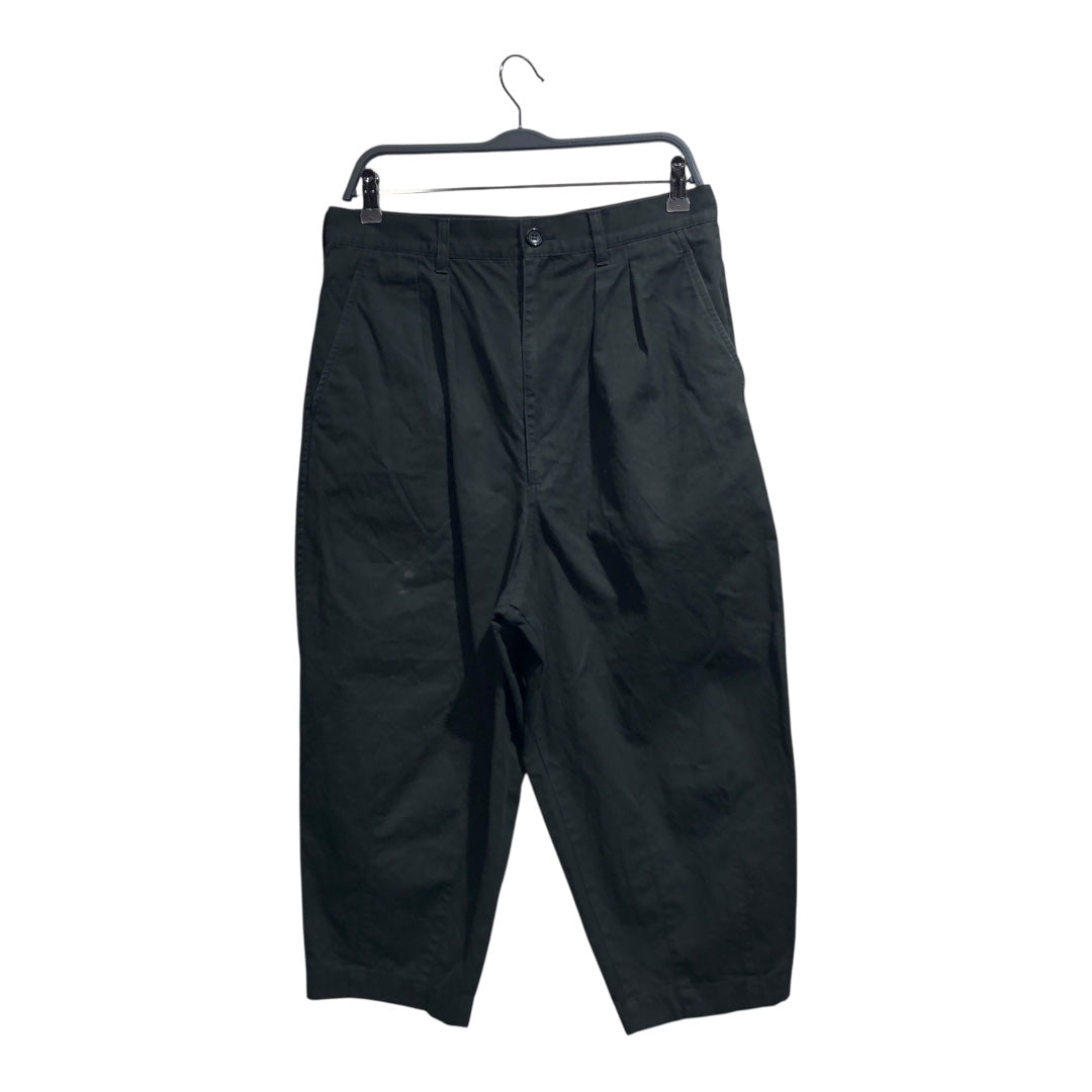 COMME des GARCONS HOMME/Pants/XS/Cotton/BLK/tapered wide leg short AD2020 view 1
