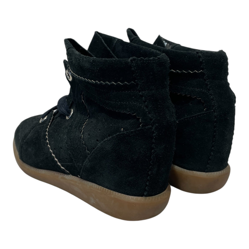 ISABEL MARANT ETOILE/Boots/EU 38/Suede/BLK/Bobby Wedge