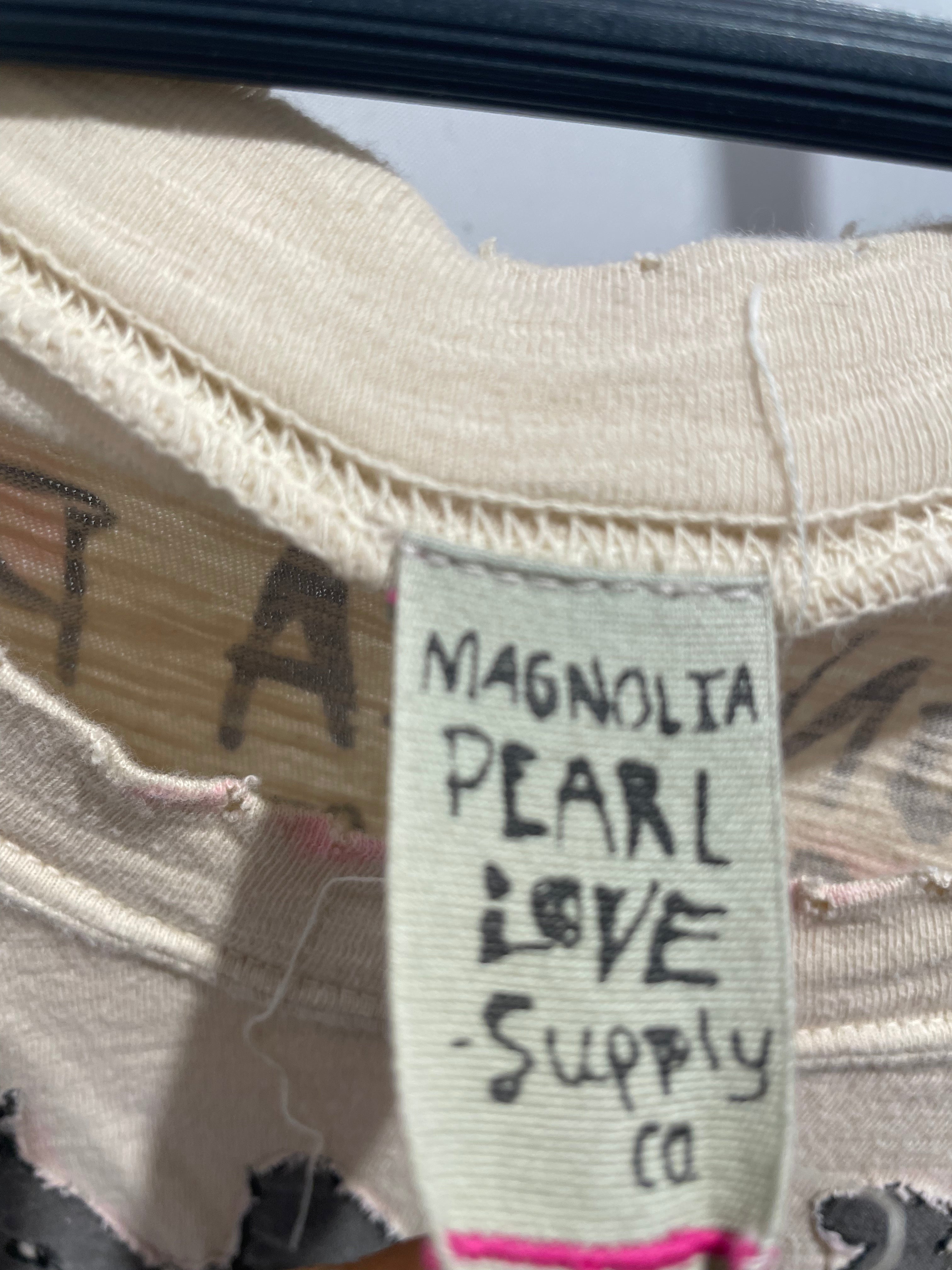Magnolia Pearl/T-Shirt/Cotton/CRM/All Over Print/Banana Funk N Junk view 3