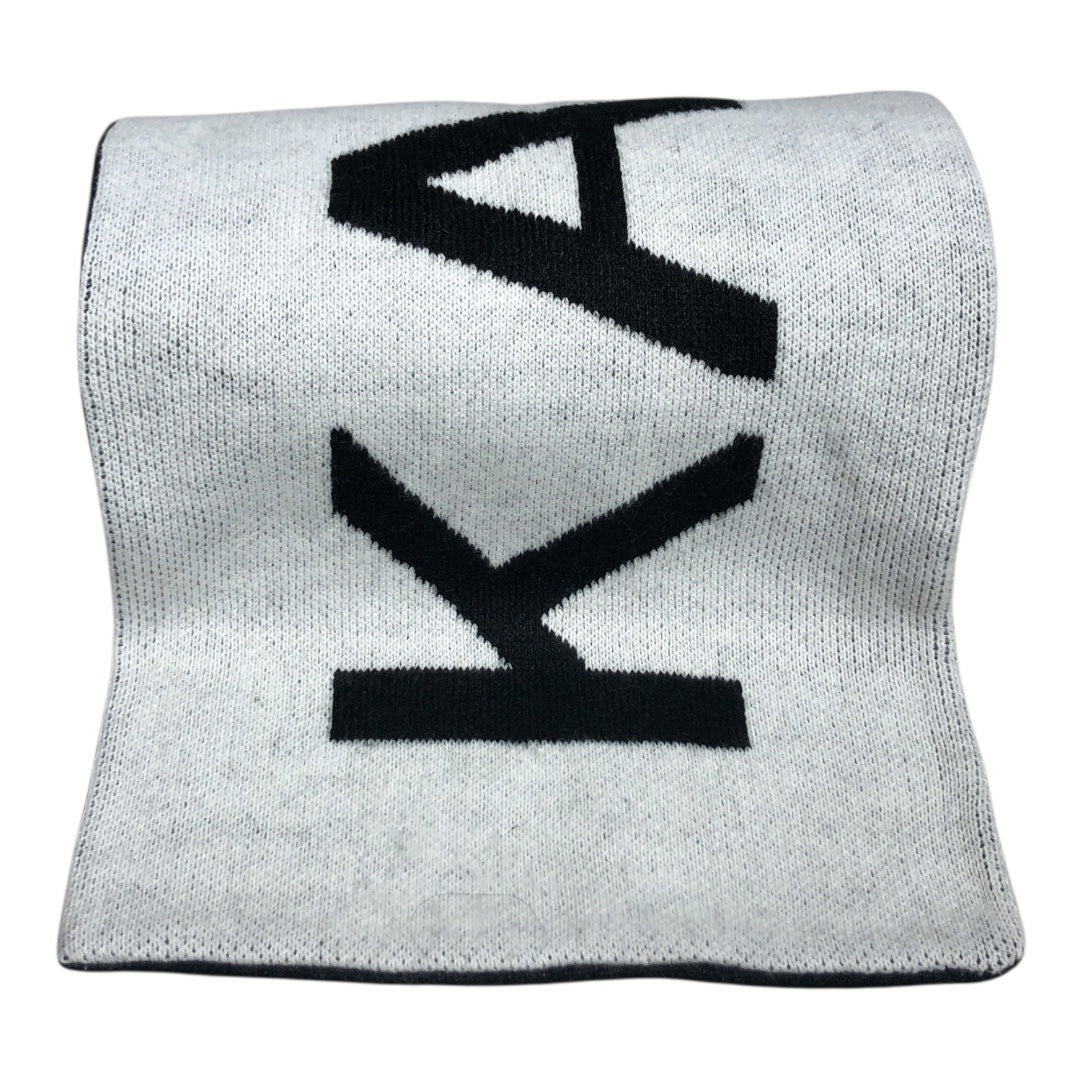 NEIGHBORHOOD/KATHARINE HAMNETT LONDON/Scarf/Graphic/Acrylic/BLK/ view 2