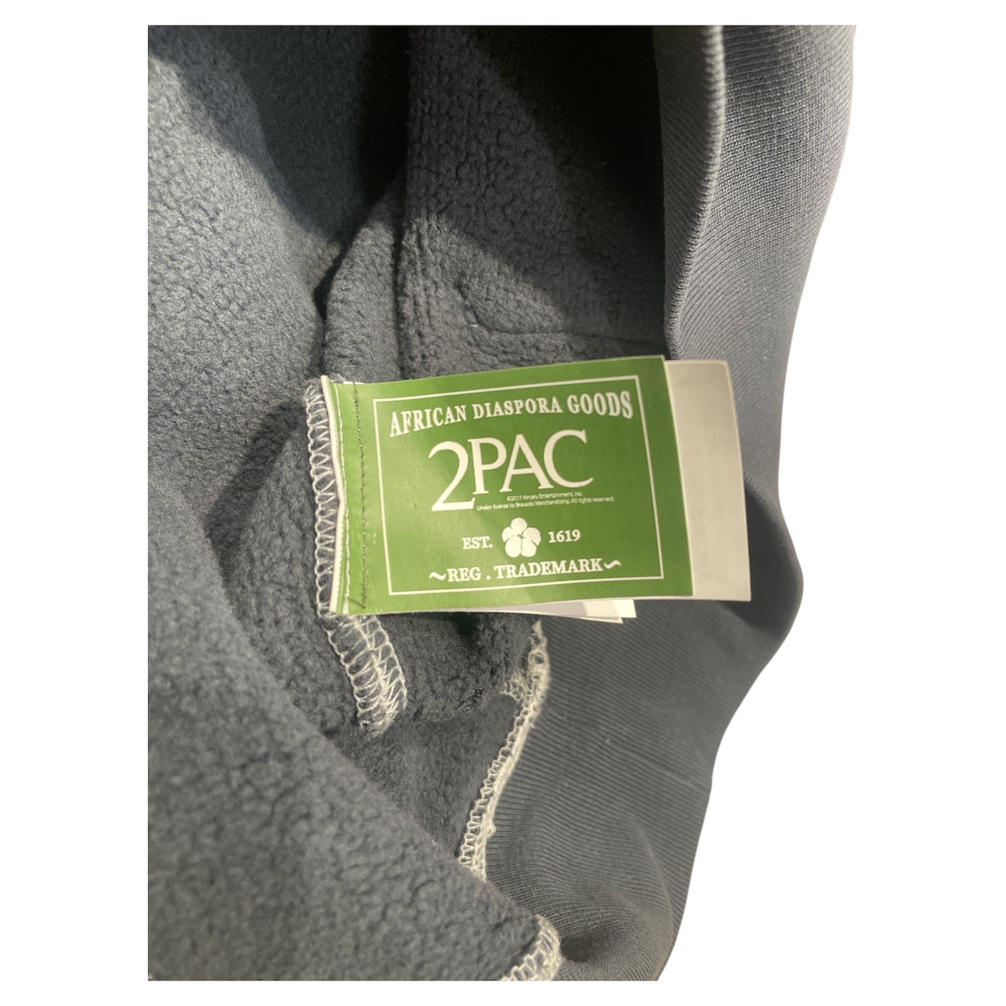 OUR LEGACY/DENIM TEARS/Hoodie/XL/Graphic/Cotton/GRN/Pullover/2PAC Collab / 2.DIE/4 view 4