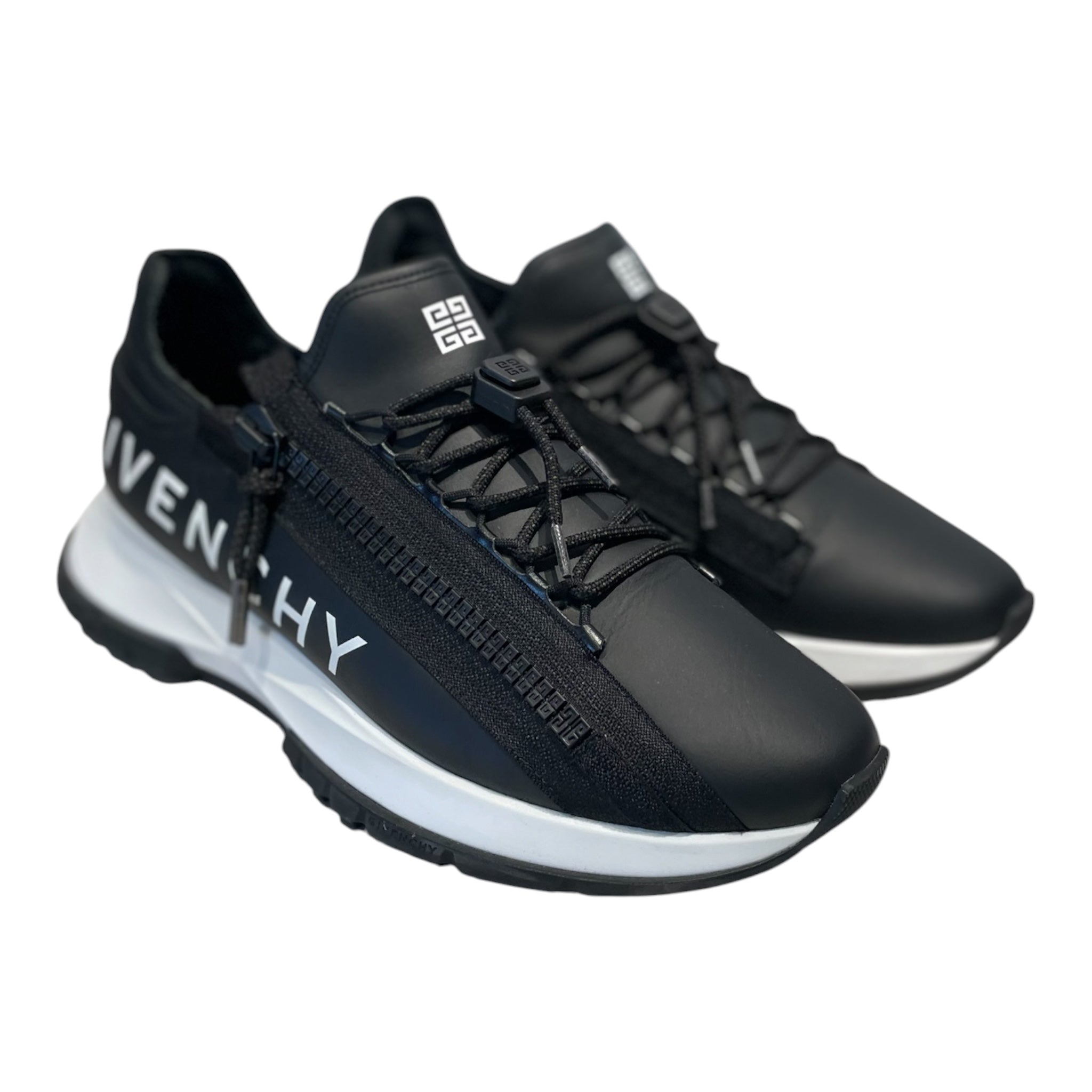GIVENCHY/Low-Sneakers/EU 42/Leather/BLK/SPECTRE WHITE BLACK view 1