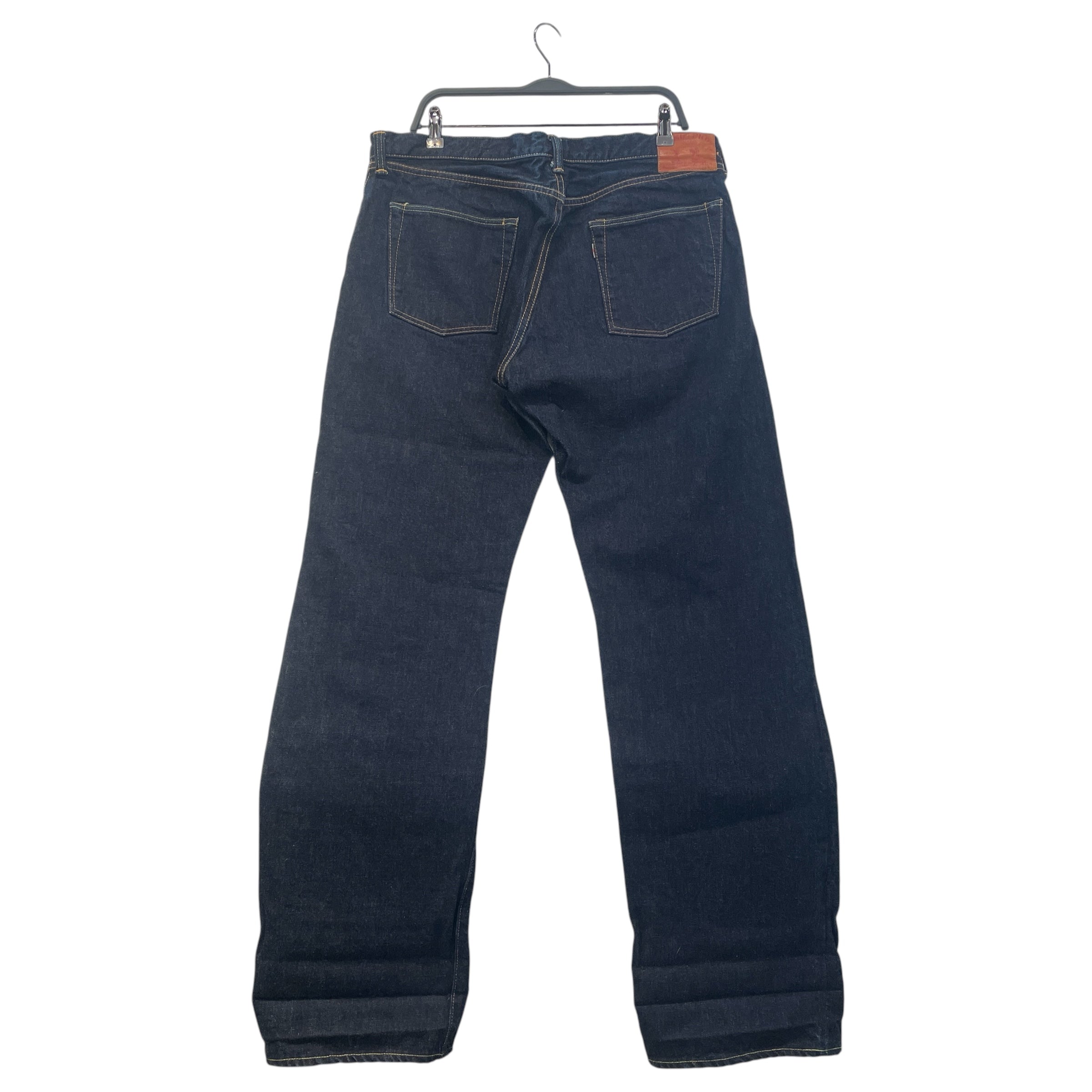 Momotaro Jeans/Straight Pants/36/Denim/IDG/Button Fly/Stripe/Lot 05 view 2