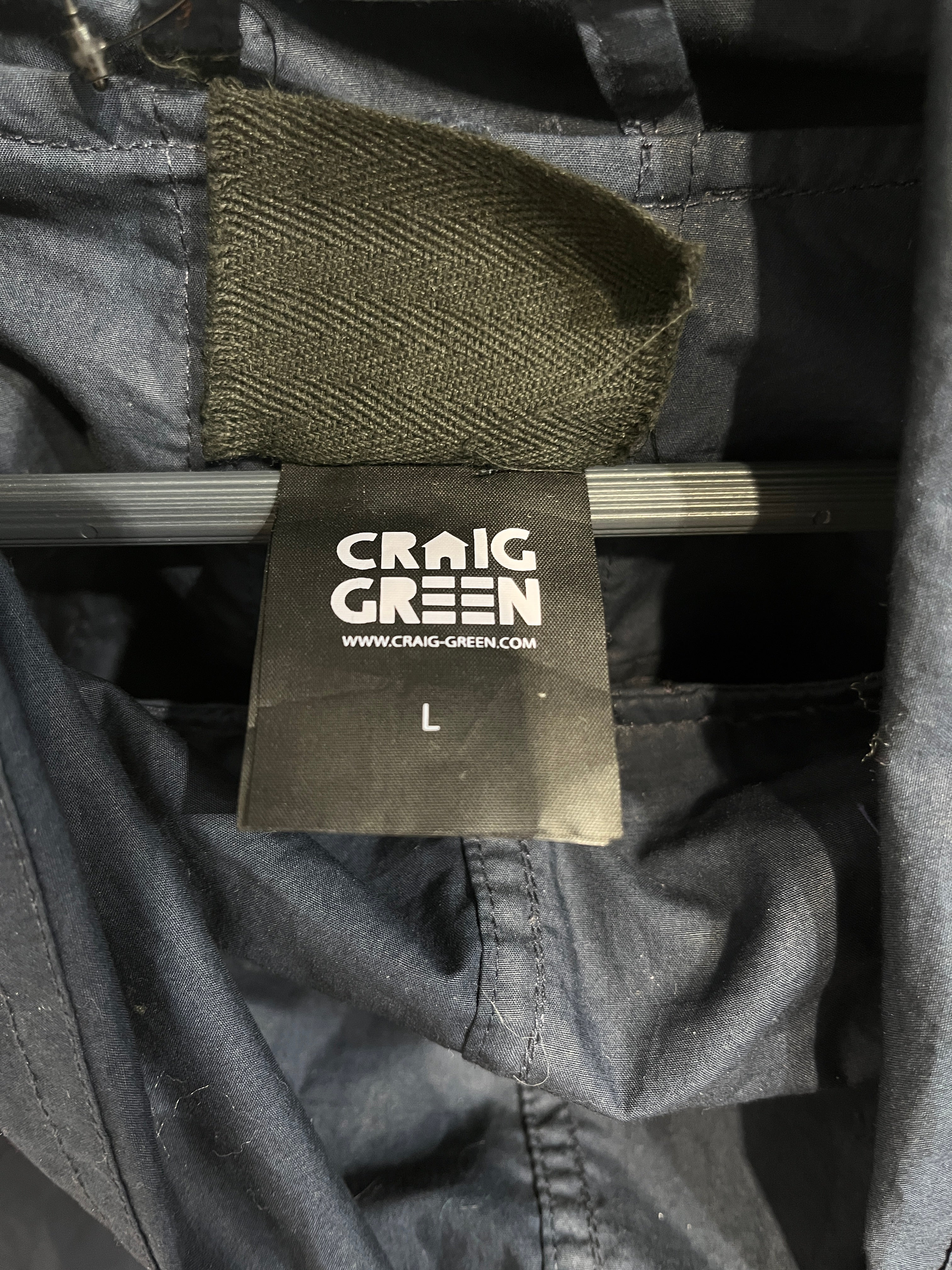 CRAIG GREEN/Mod Parka/L/Cotton/NVY/Parachute Parka view 3
