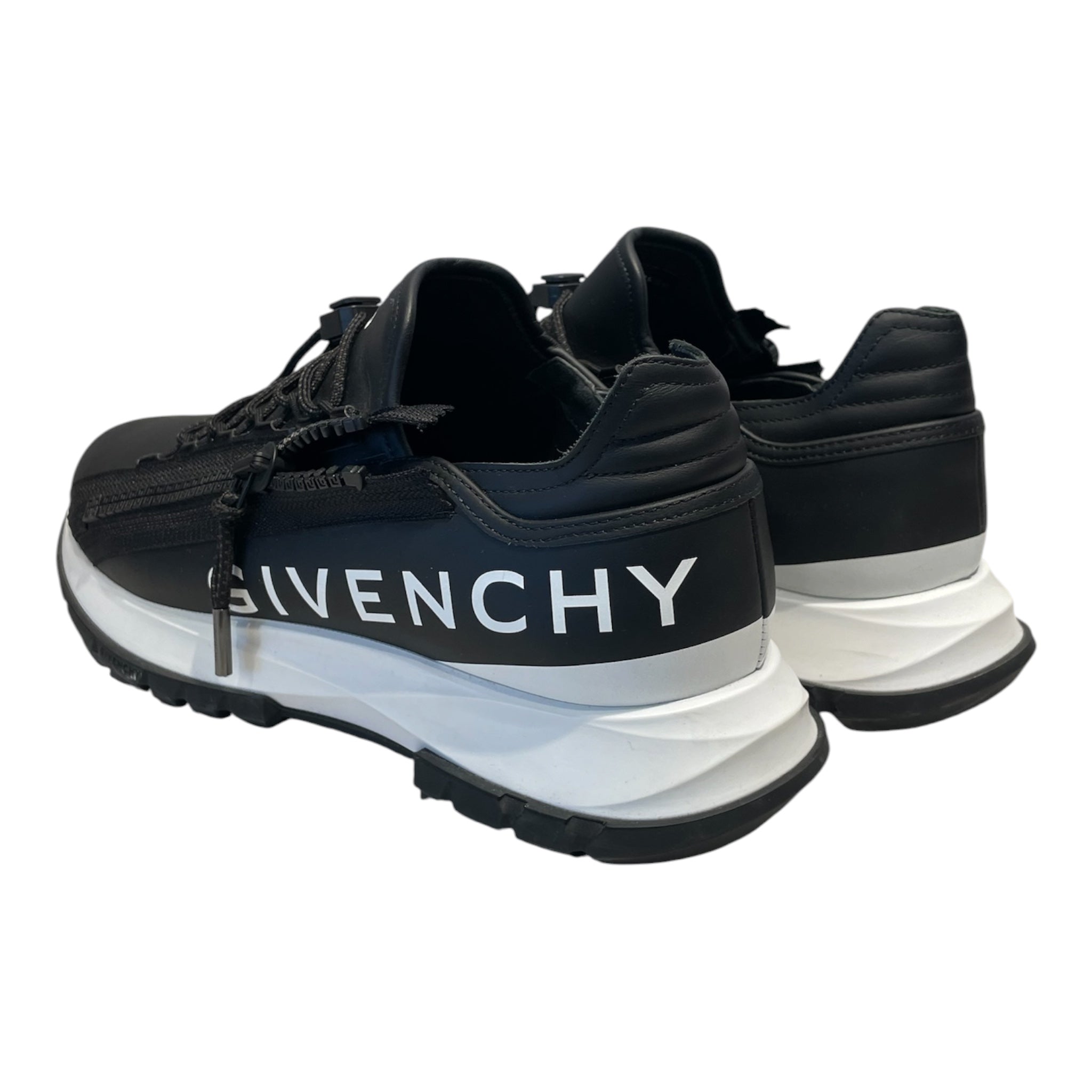 GIVENCHY/Low-Sneakers/EU 42/Leather/BLK/SPECTRE WHITE BLACK view 2
