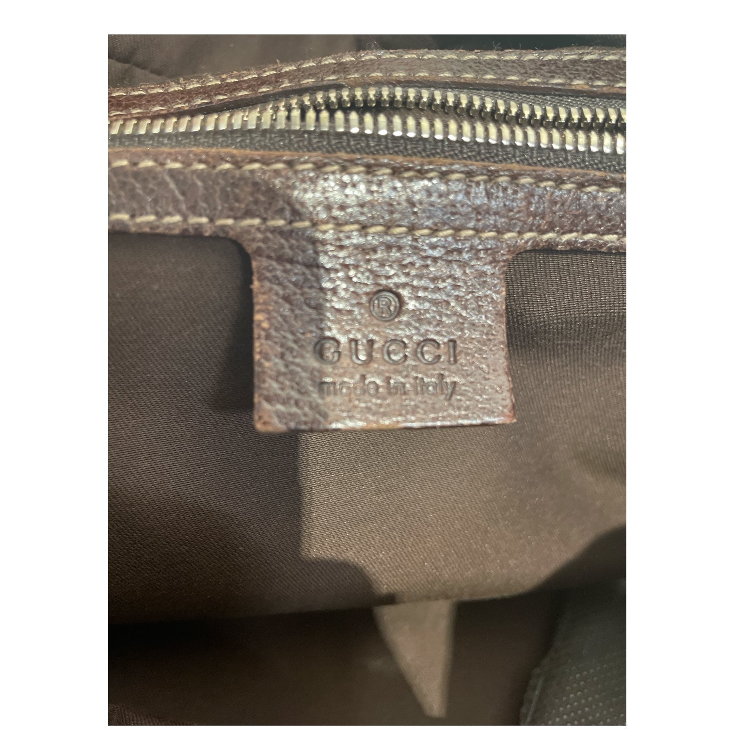 GUCCI/Boston Bag/Monogram/Cotton/CML/BAMBOO BOSTON view 5
