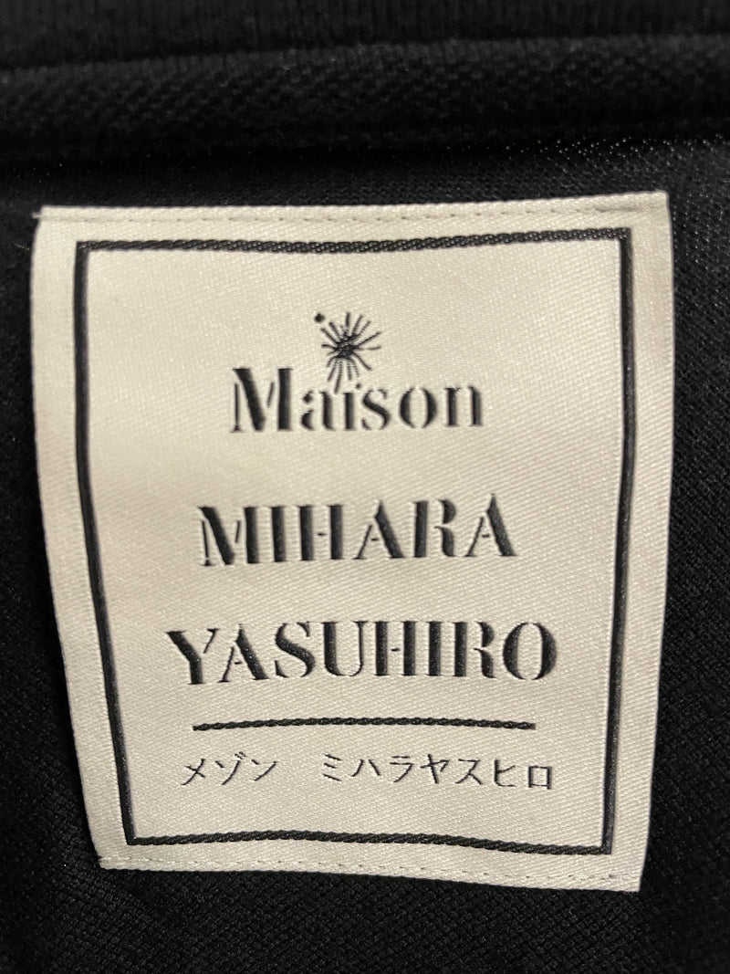 MIHARA YASUHIRO/LS T-Shirt/44/Cotton/BLU/DOUBLE LAYER LAUNDRY