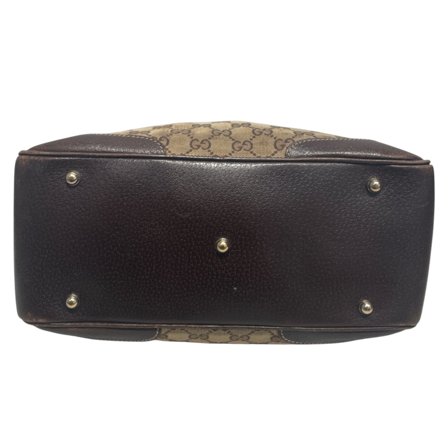 GUCCI/Boston Bag/Monogram/Cotton/CML/BAMBOO BOSTON view 3