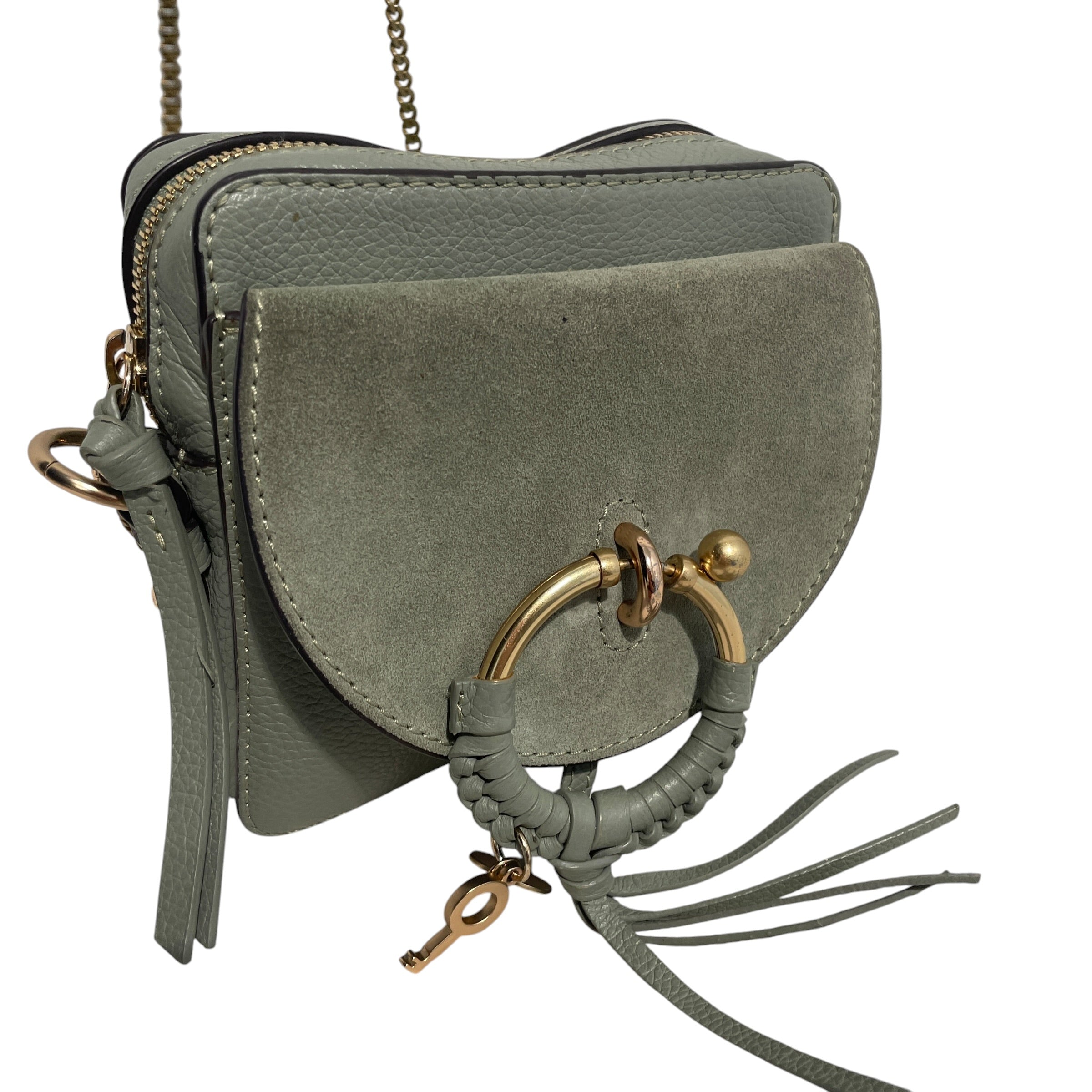 SEE BY CHLOE/Bag/Monogram/Leather/GRN/Joan Small Green BAf view 3