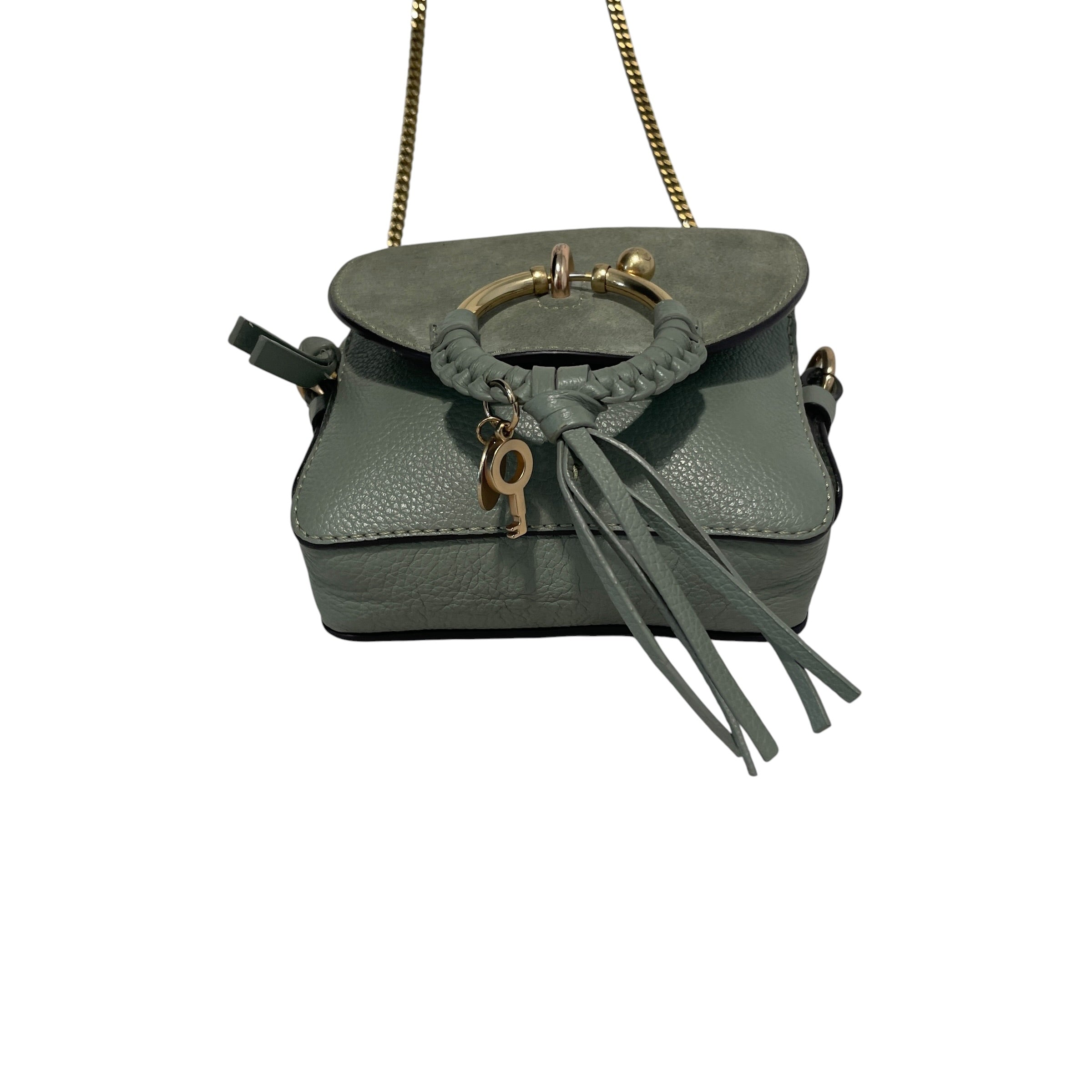 SEE BY CHLOE/Bag/Monogram/Leather/GRN/Joan Small Green BAf view 4