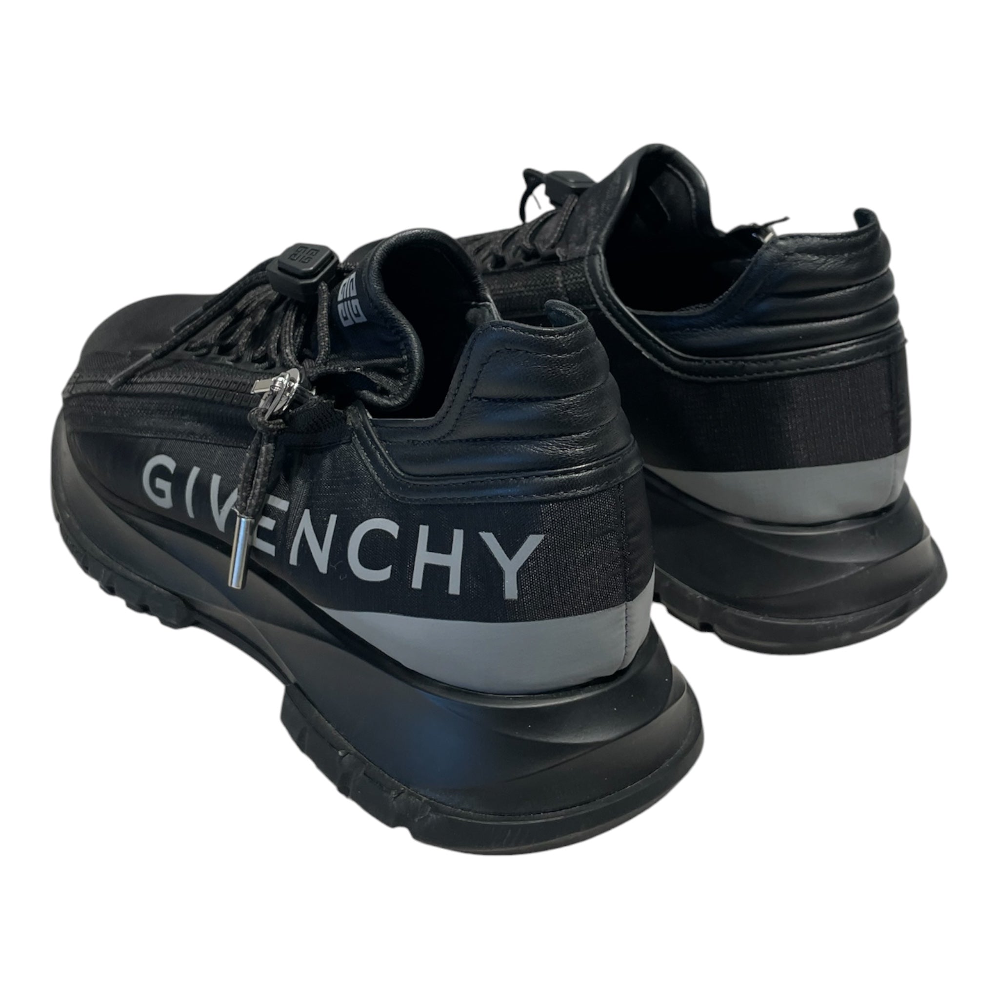GIVENCHY/Low-Sneakers/EU 42/Leather/BLK/SPECTRE BLACK/GREY view 2
