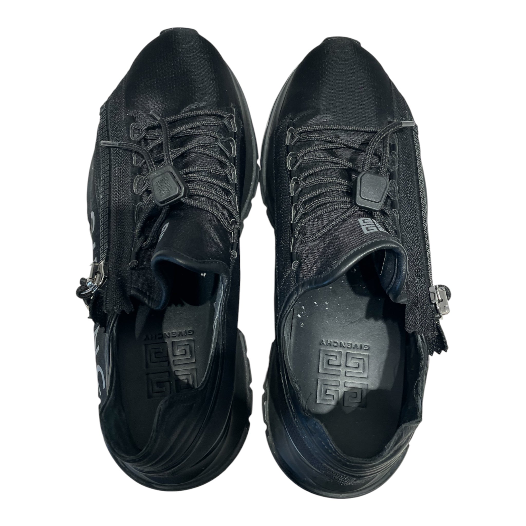 GIVENCHY/Low-Sneakers/EU 42/Leather/BLK/SPECTRE BLACK/GREY view 3